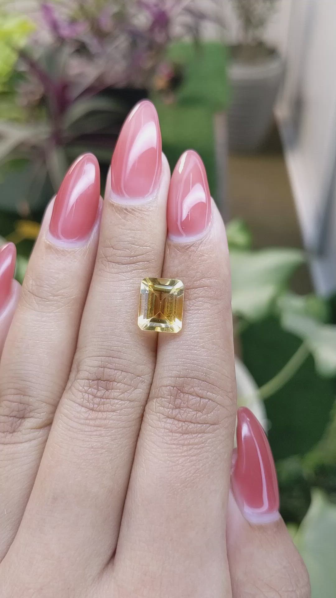 3.00 Ct. Citrine from Brazil Size Video