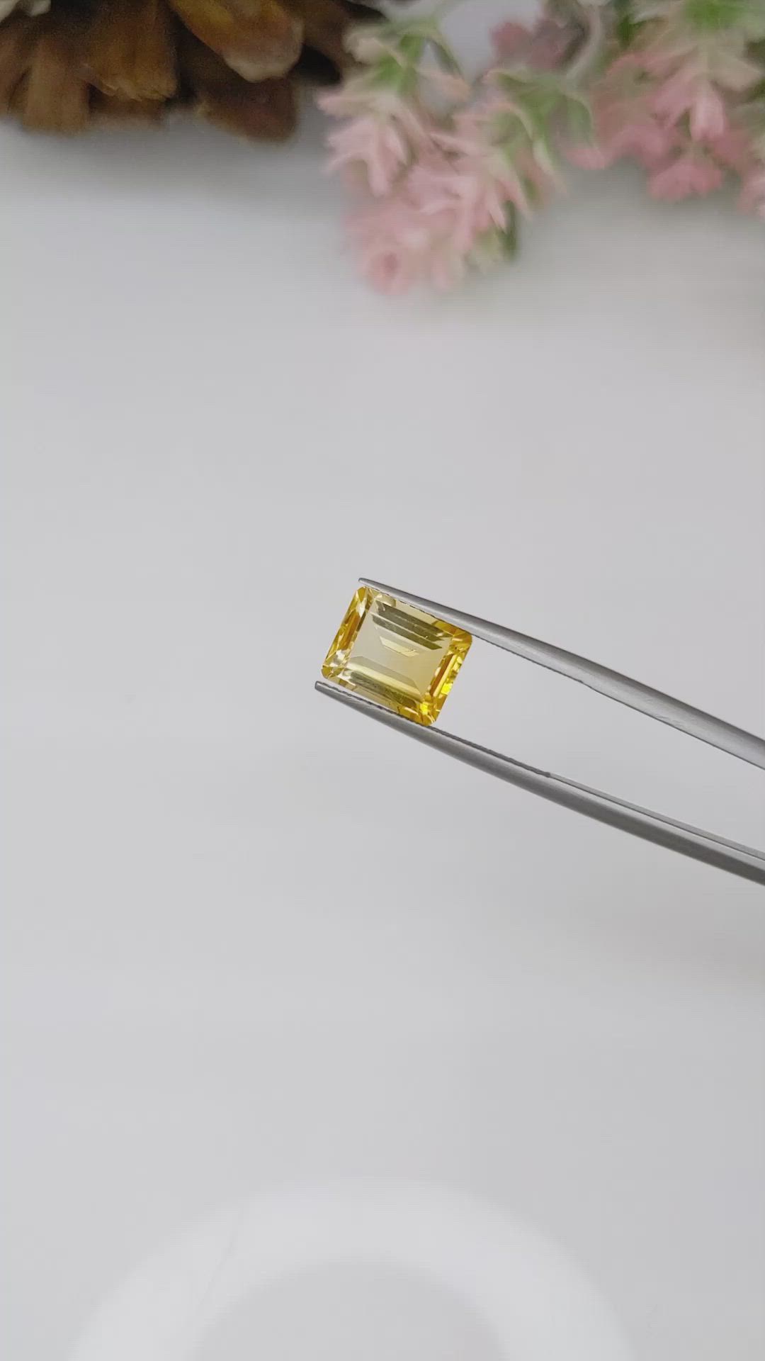 3.20 Ct. Citrine from Brazil Size Video