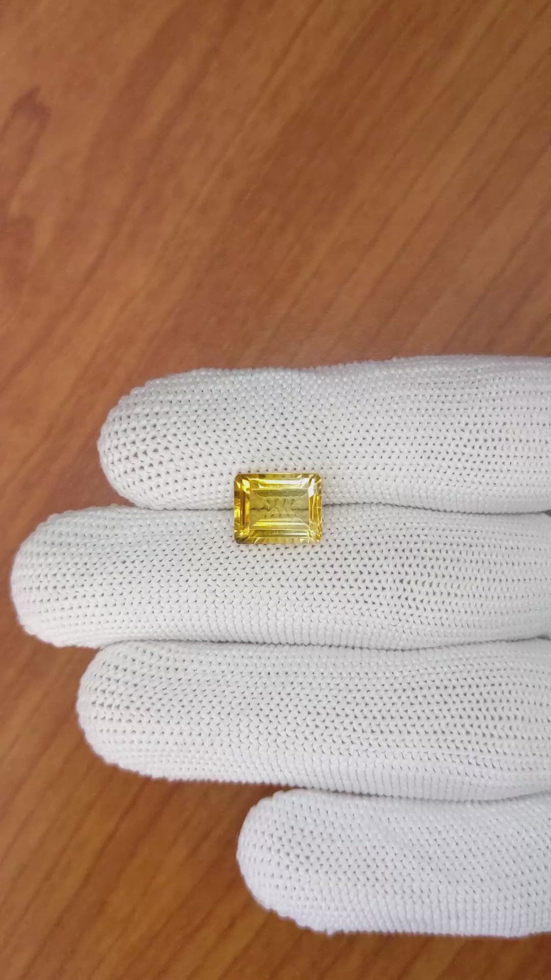 3.20 Ct. Citrine from Brazil Size Video