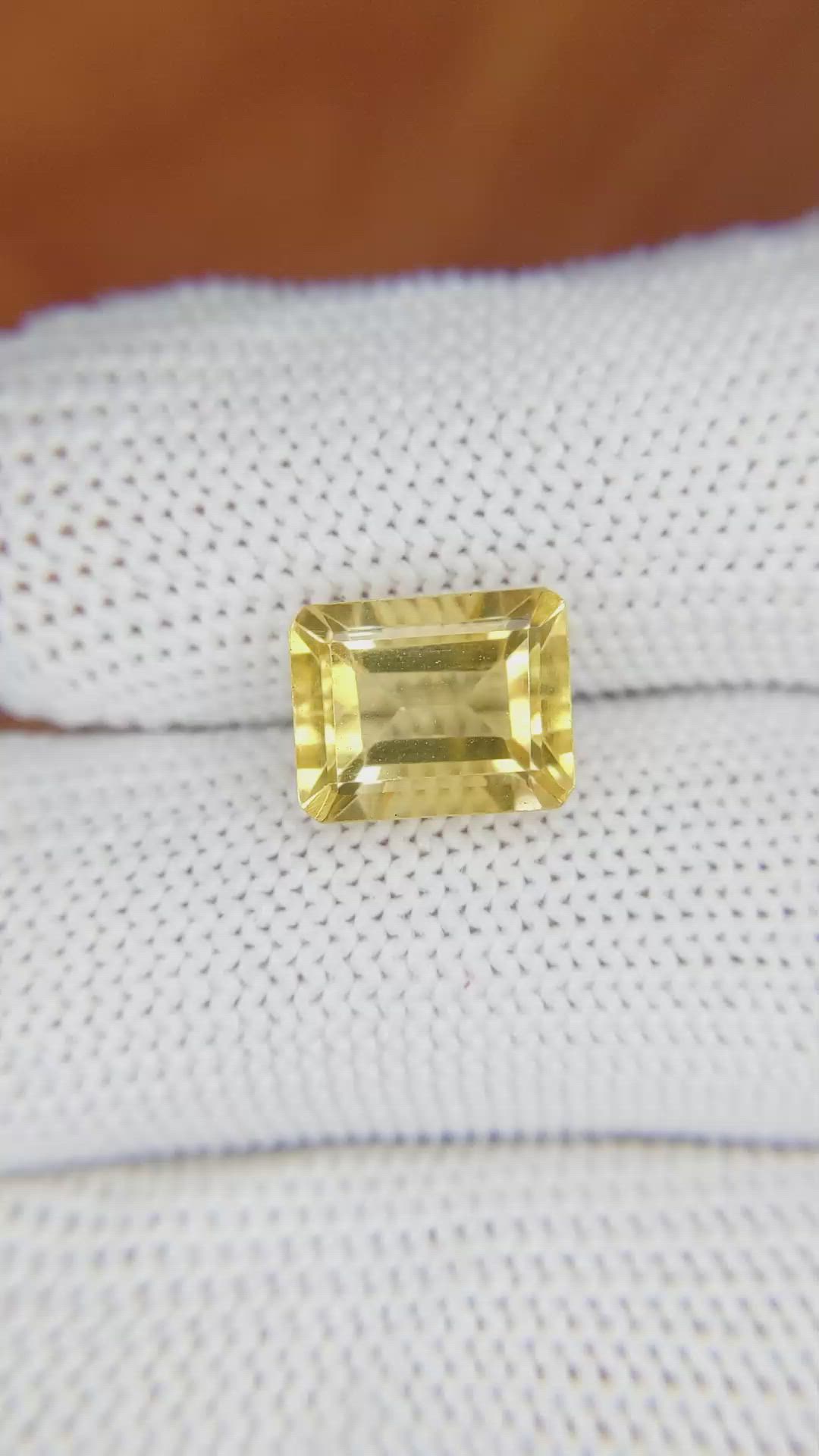 3.58 Ct. Citrine from Brazil Size Video
