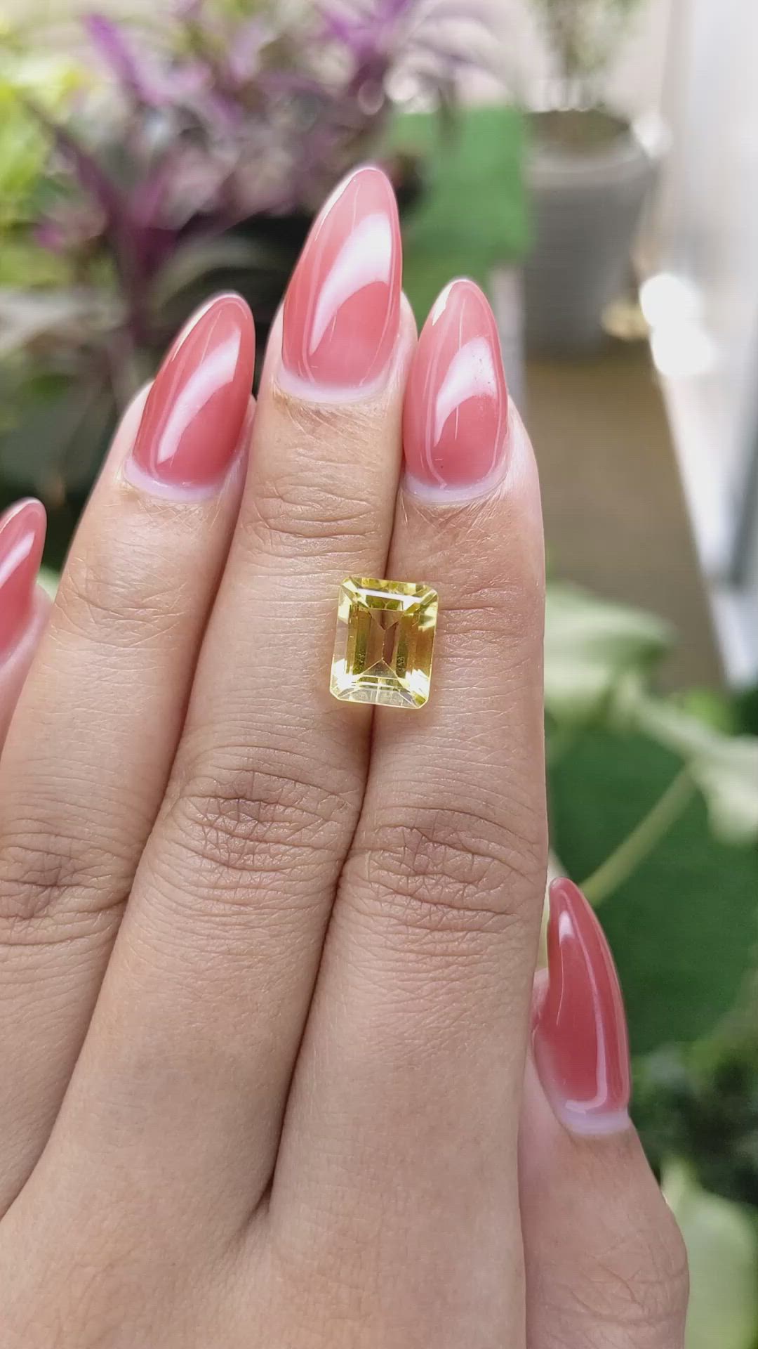 3.58 Ct. Citrine from Brazil Size Video