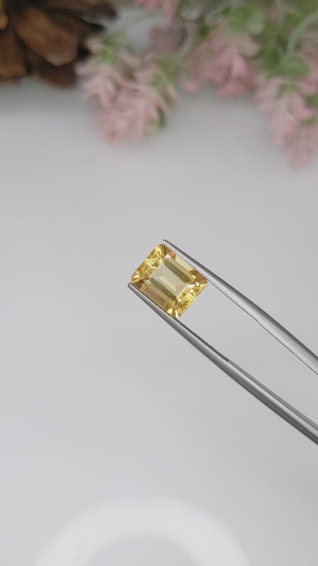 3.58 Ct. Citrine from Brazil Size Video