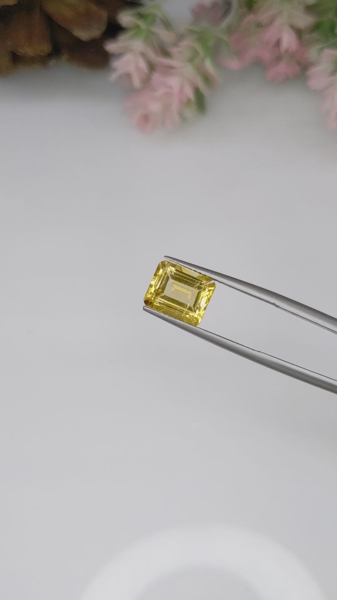 3.27 Ct. Citrine from Brazil Size Video