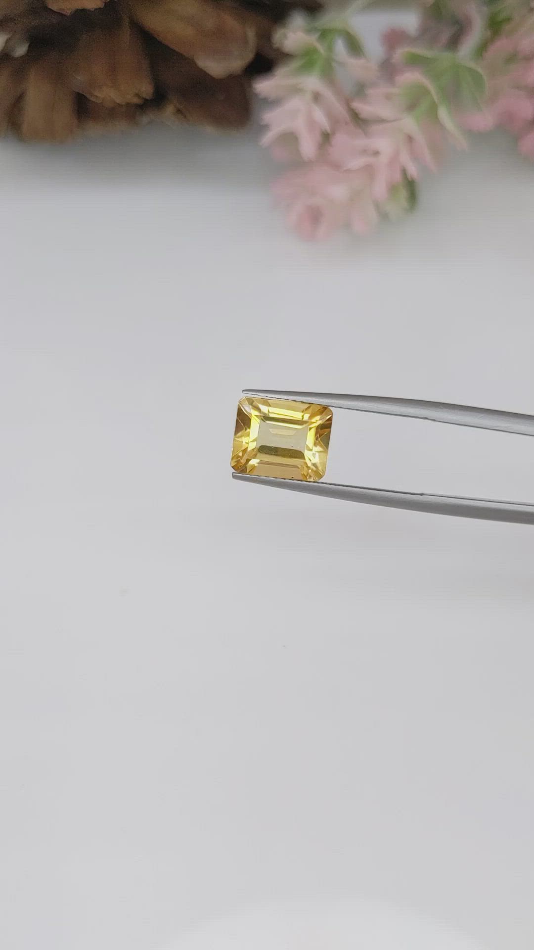 3.21 Ct. Citrine from Brazil Size Video