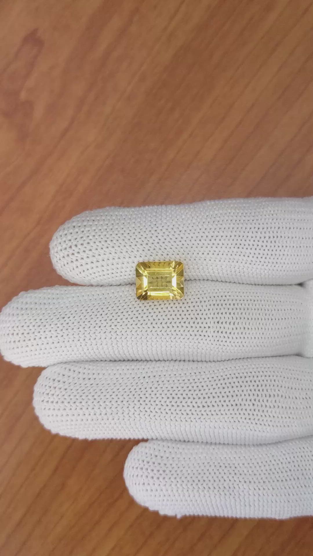 3.21 Ct. Citrine from Brazil Size Video