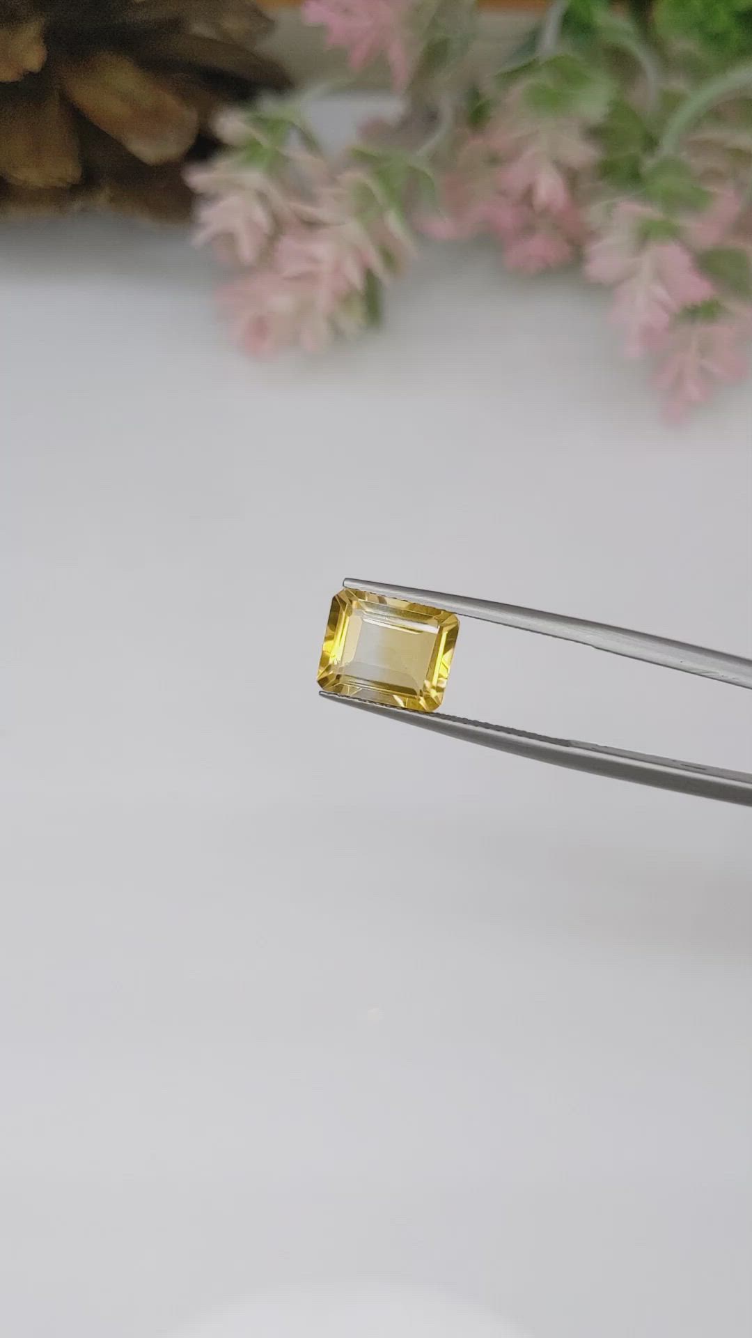 3.28 Ct. Citrine from Brazil Size Video