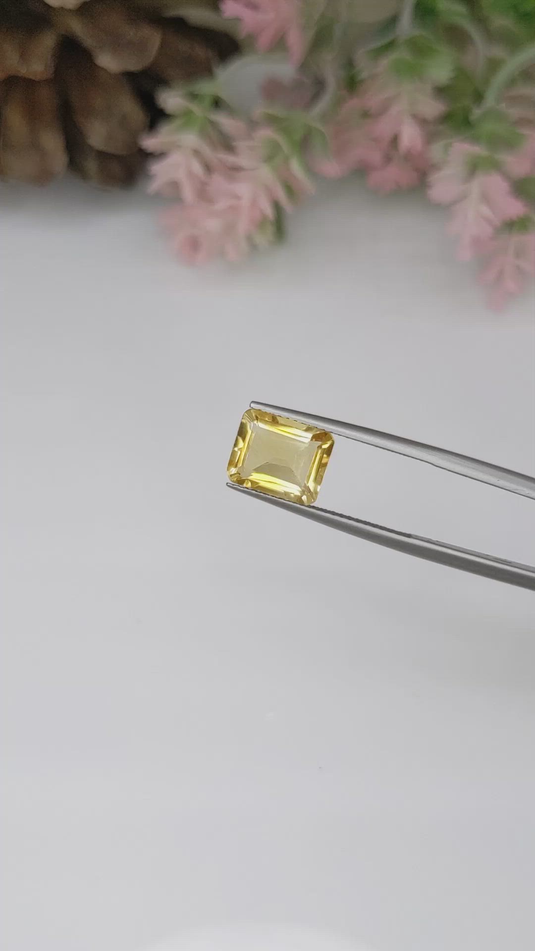 2.98 Ct. Citrine from Brazil Size Video