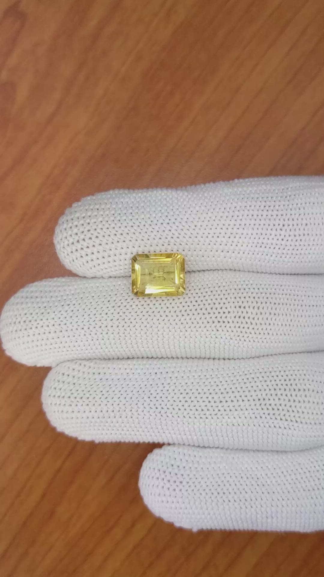 2.98 Ct. Citrine from Brazil Size Video