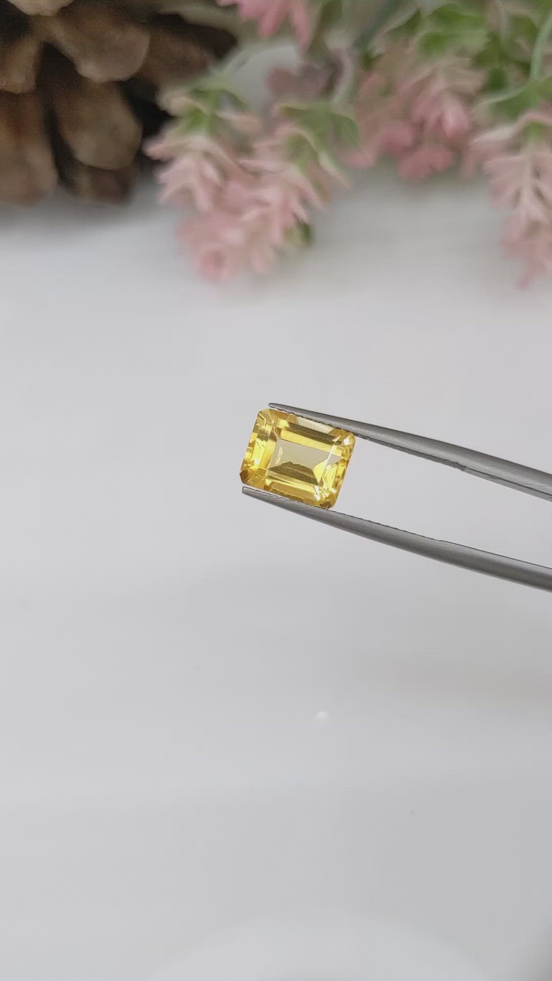 3.58 Ct. Citrine from Brazil Size Video