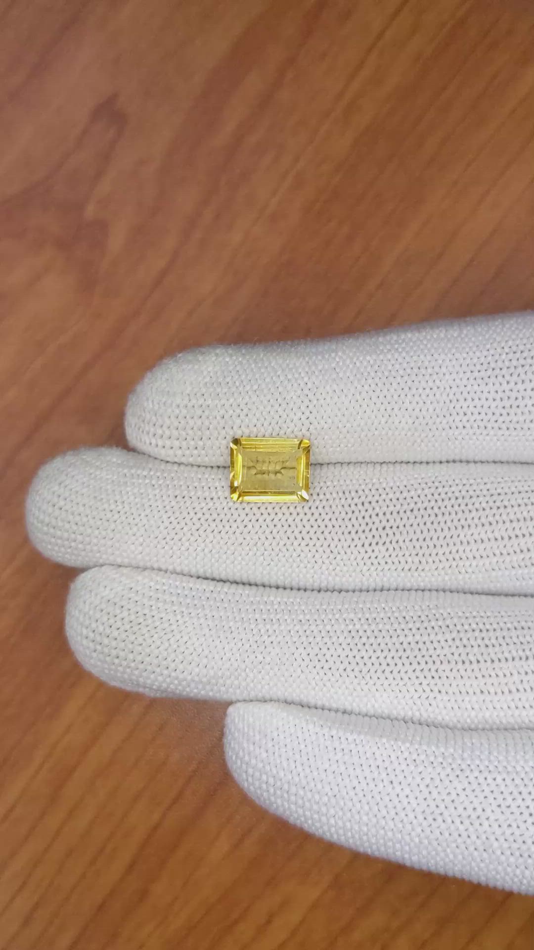 2.66 Ct. Citrine from Brazil Size Video