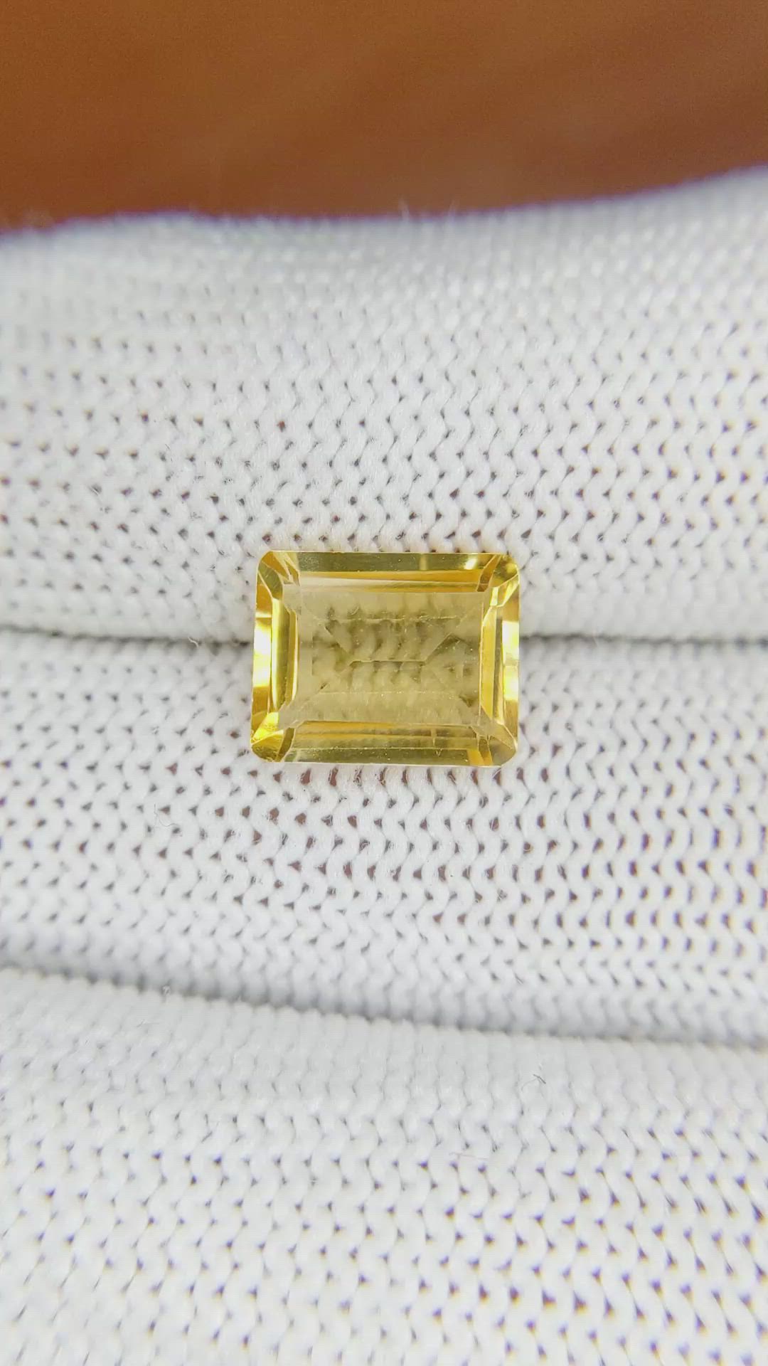 2.66 Ct. Citrine from Brazil Size Video
