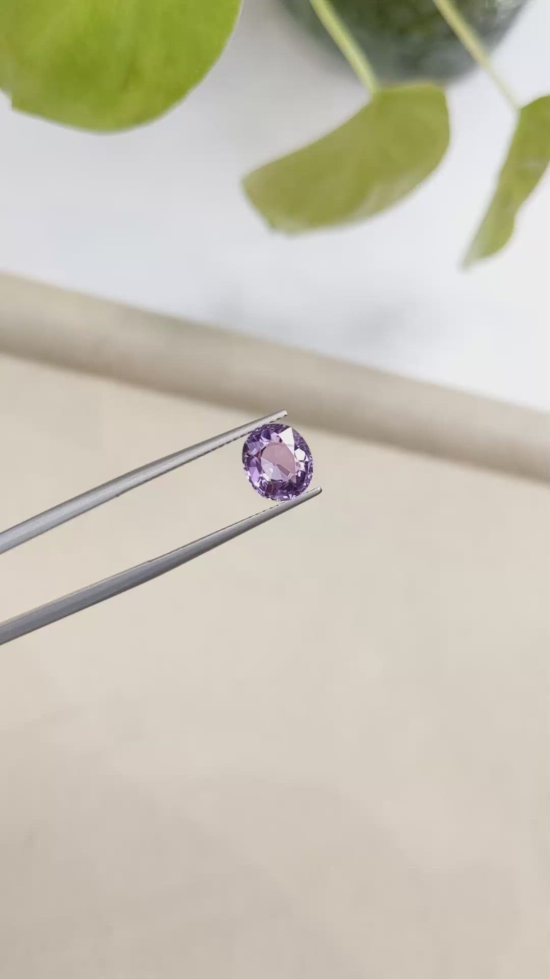 2.41 Ct. Spinel from Burma (Myanmar) Size Video