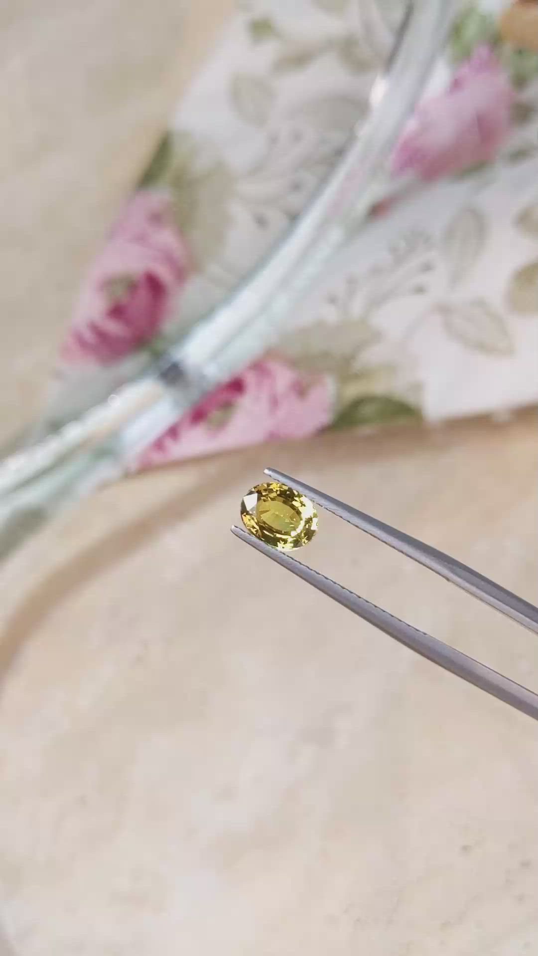 1.54 Ct. Mali Garnet from West Africa Size Video