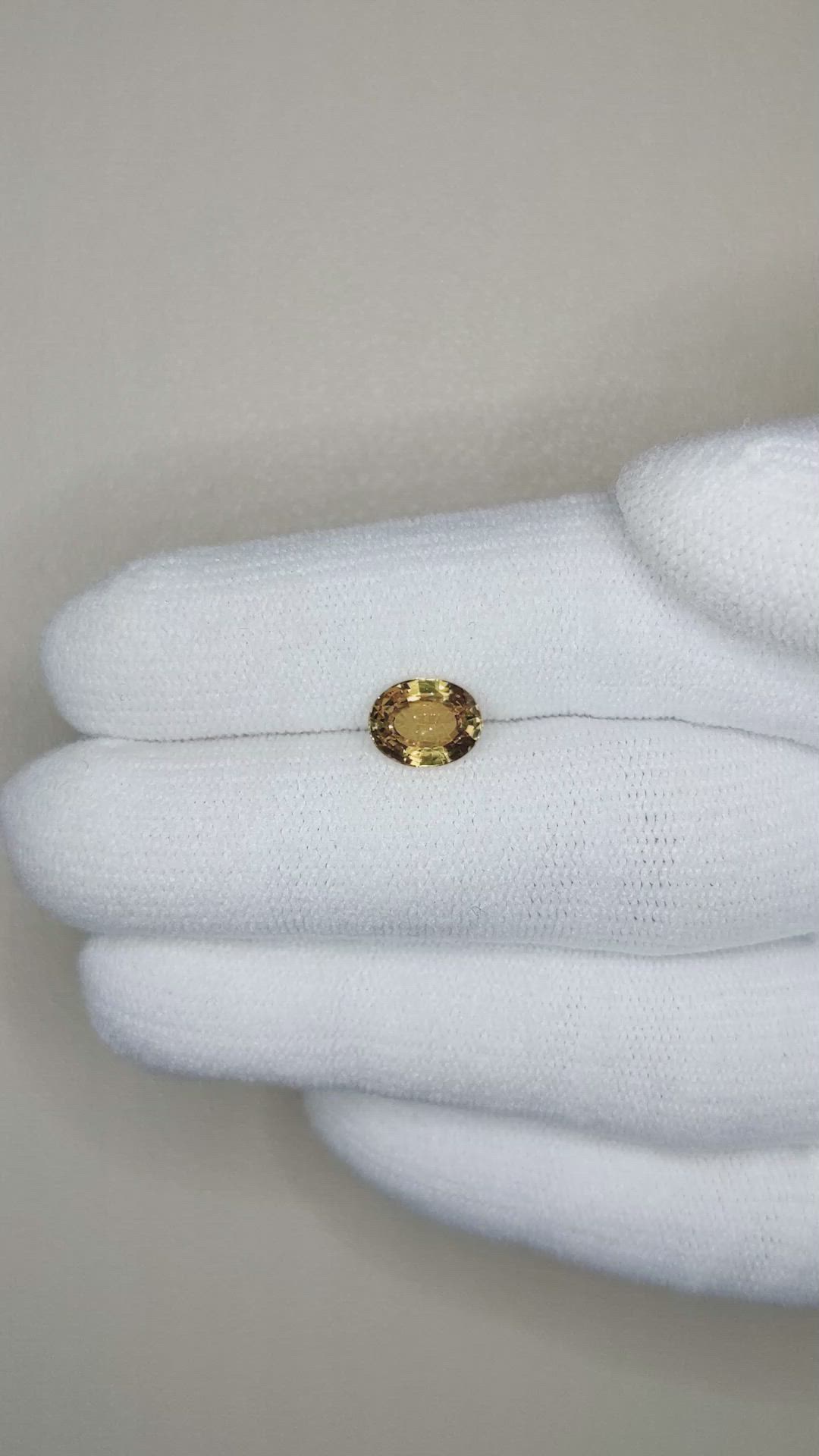 1.54 Ct. Mali Garnet from West Africa Size Video