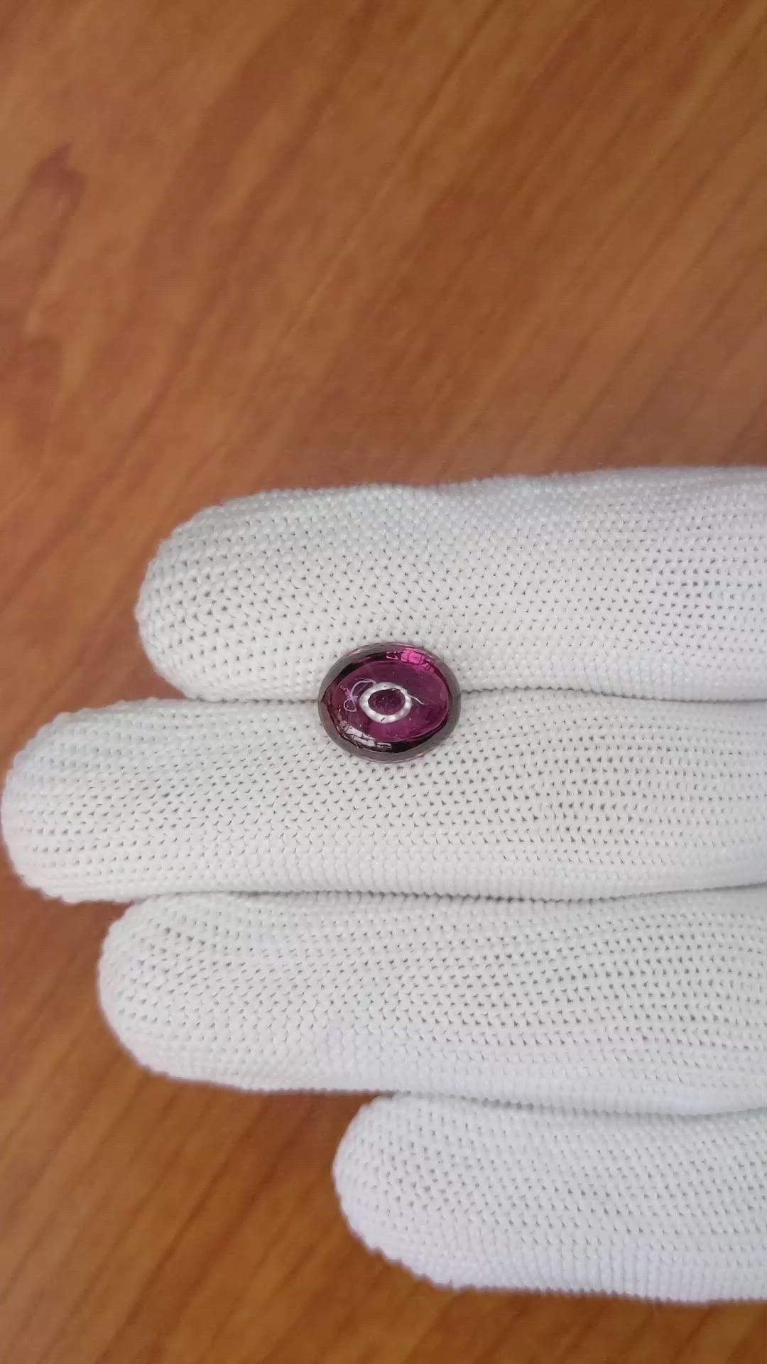 4.71 Ct. Cabochon Spinel from Ceylon (Sri Lanka) Size Video