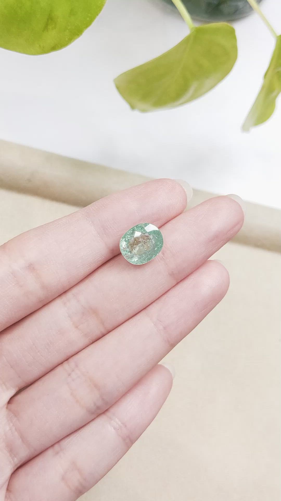 4.92 Ct. Paraiba Tourmaline from Africa Size Video