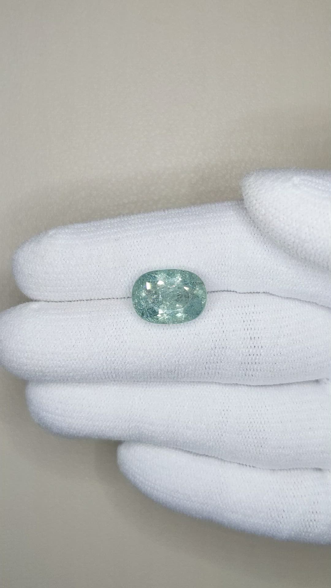 4.68 Ct. Paraiba Tourmaline from Africa Size Video