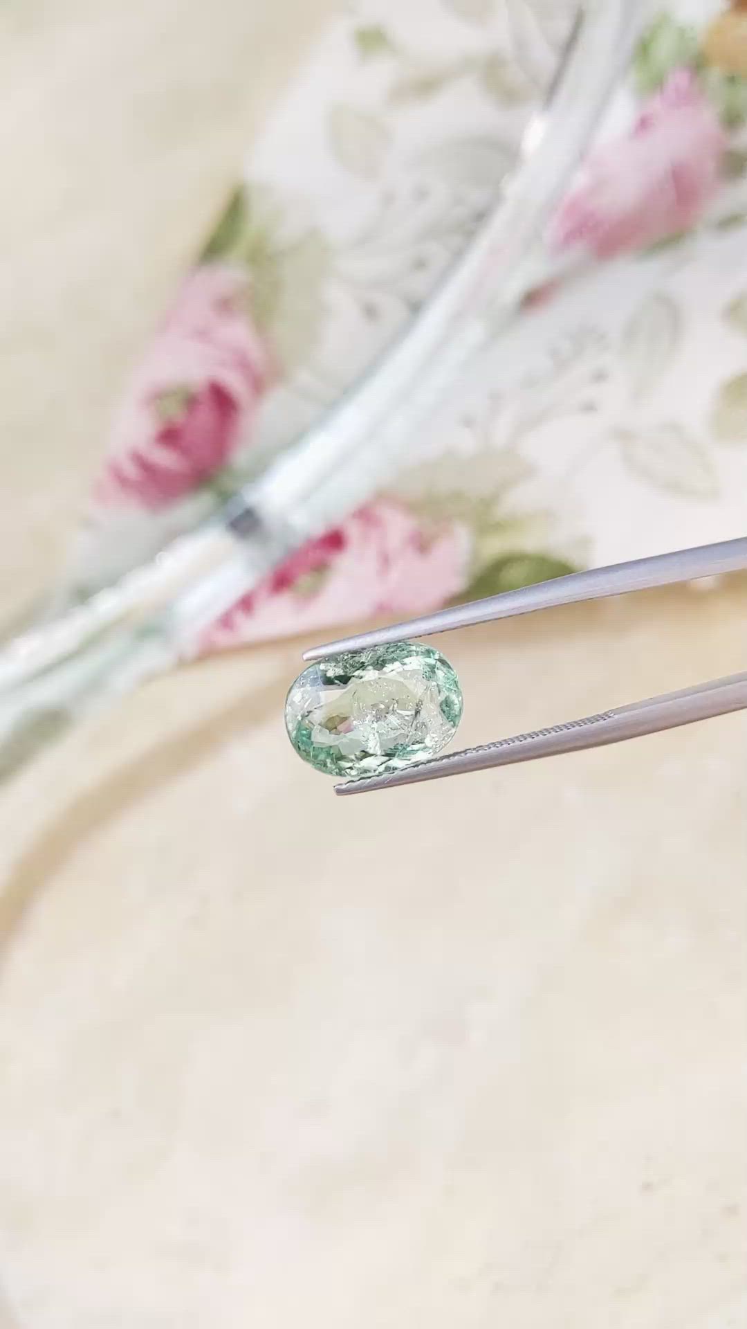 4.58 Ct. Tourmaline from Mozambique Size Video