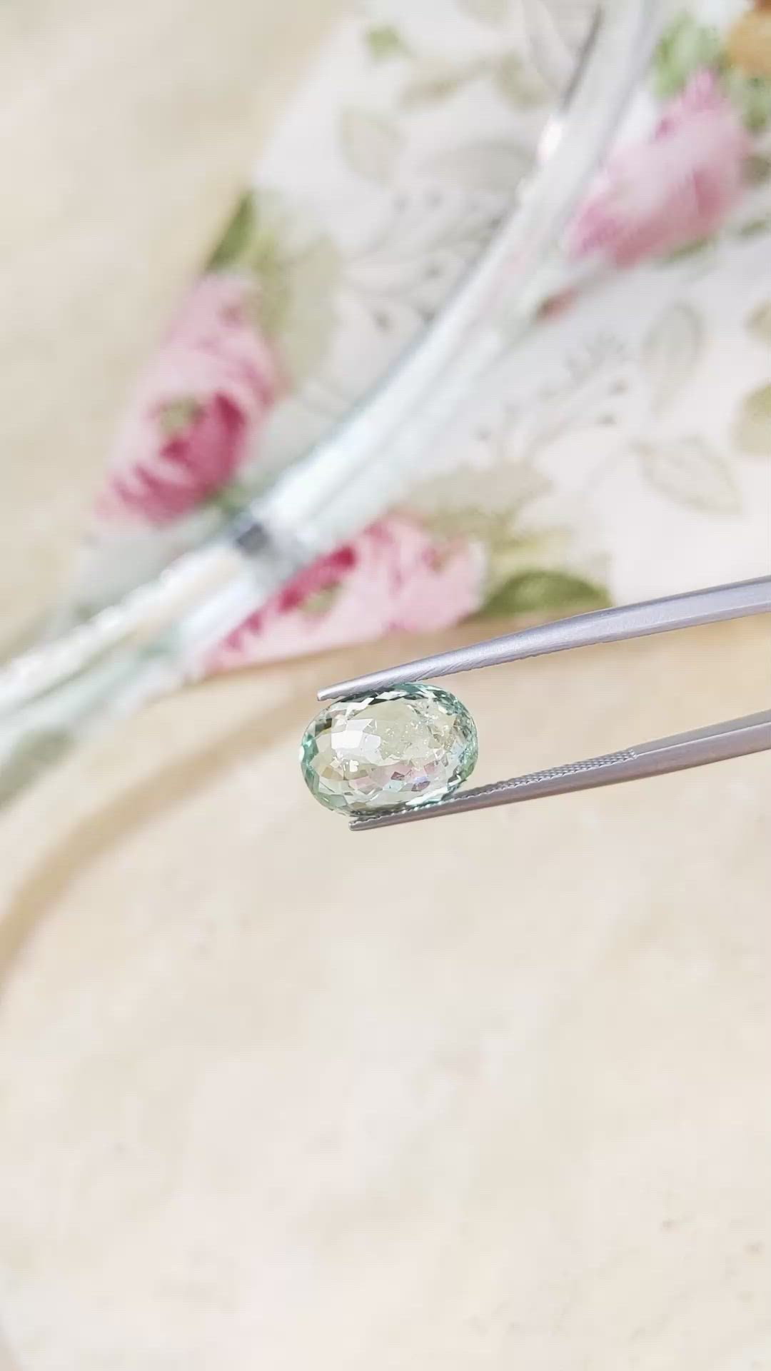 4.58 Ct. Tourmaline from Mozambique Size Video