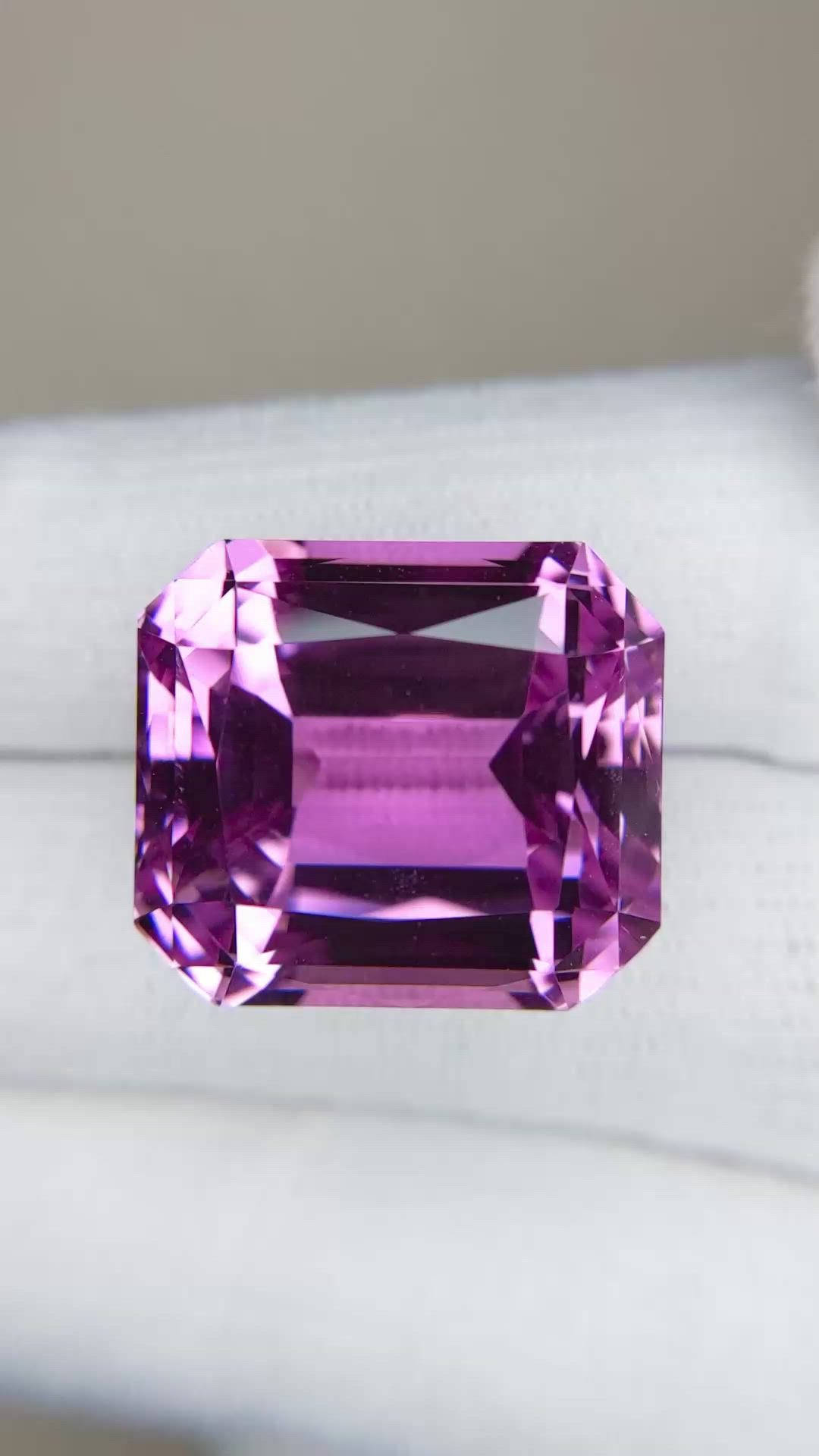 35.73 Ct. Kunzite from Afghanistan Size Video