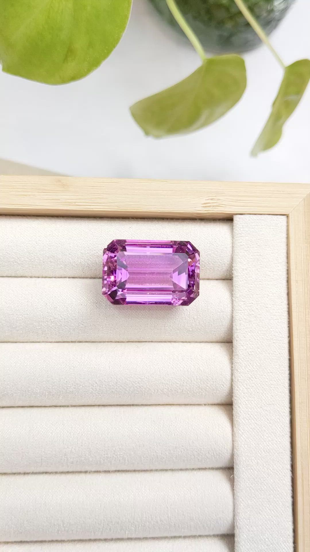 42.67 Ct. Kunzite from Afghanistan Size Video