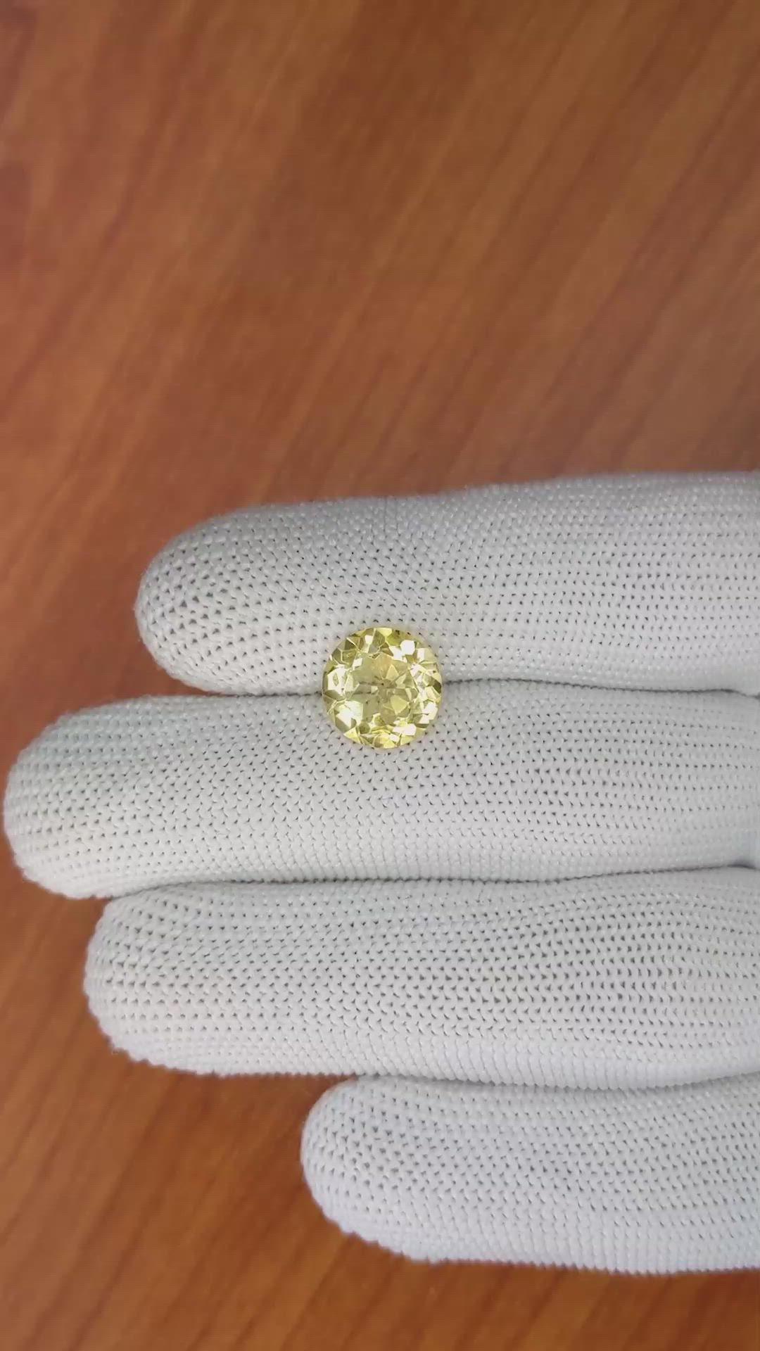 2.98 Ct. Citrine from Brazil Size Video