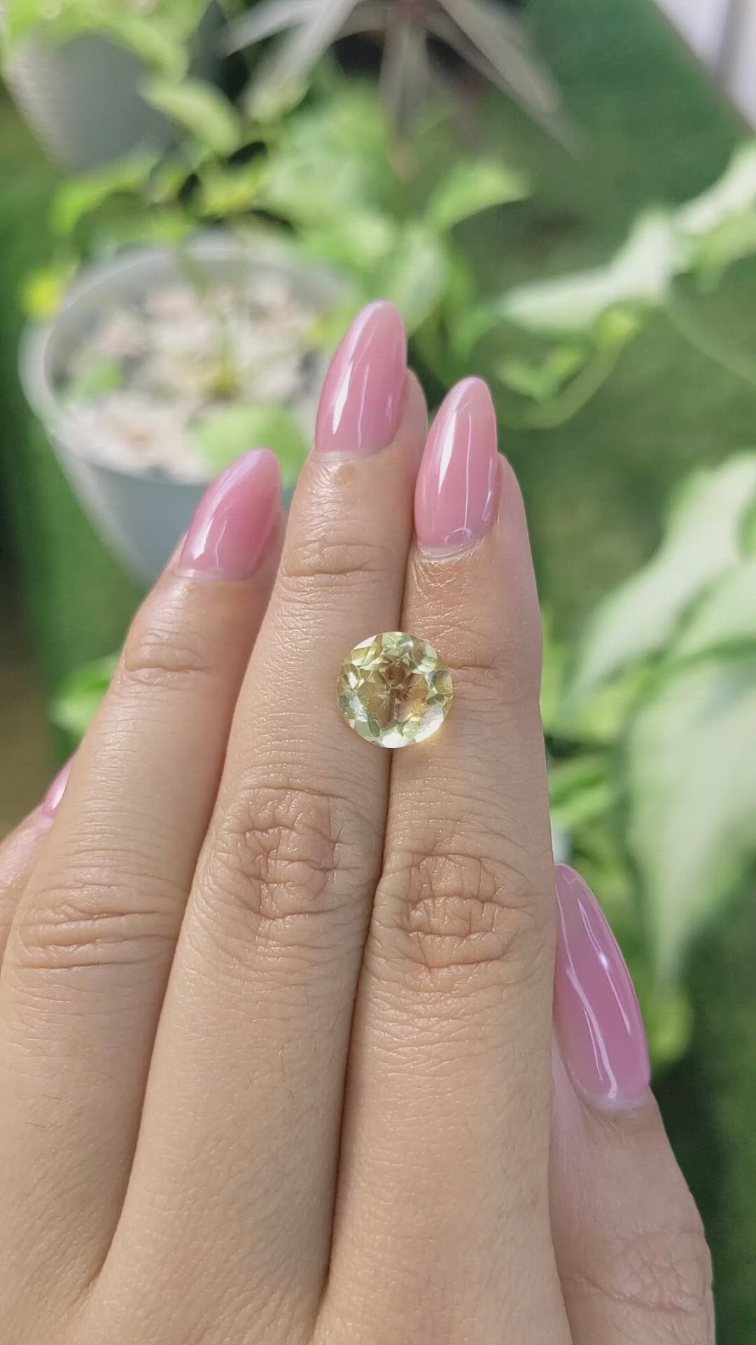 2.98 Ct. Citrine from Brazil Size Video