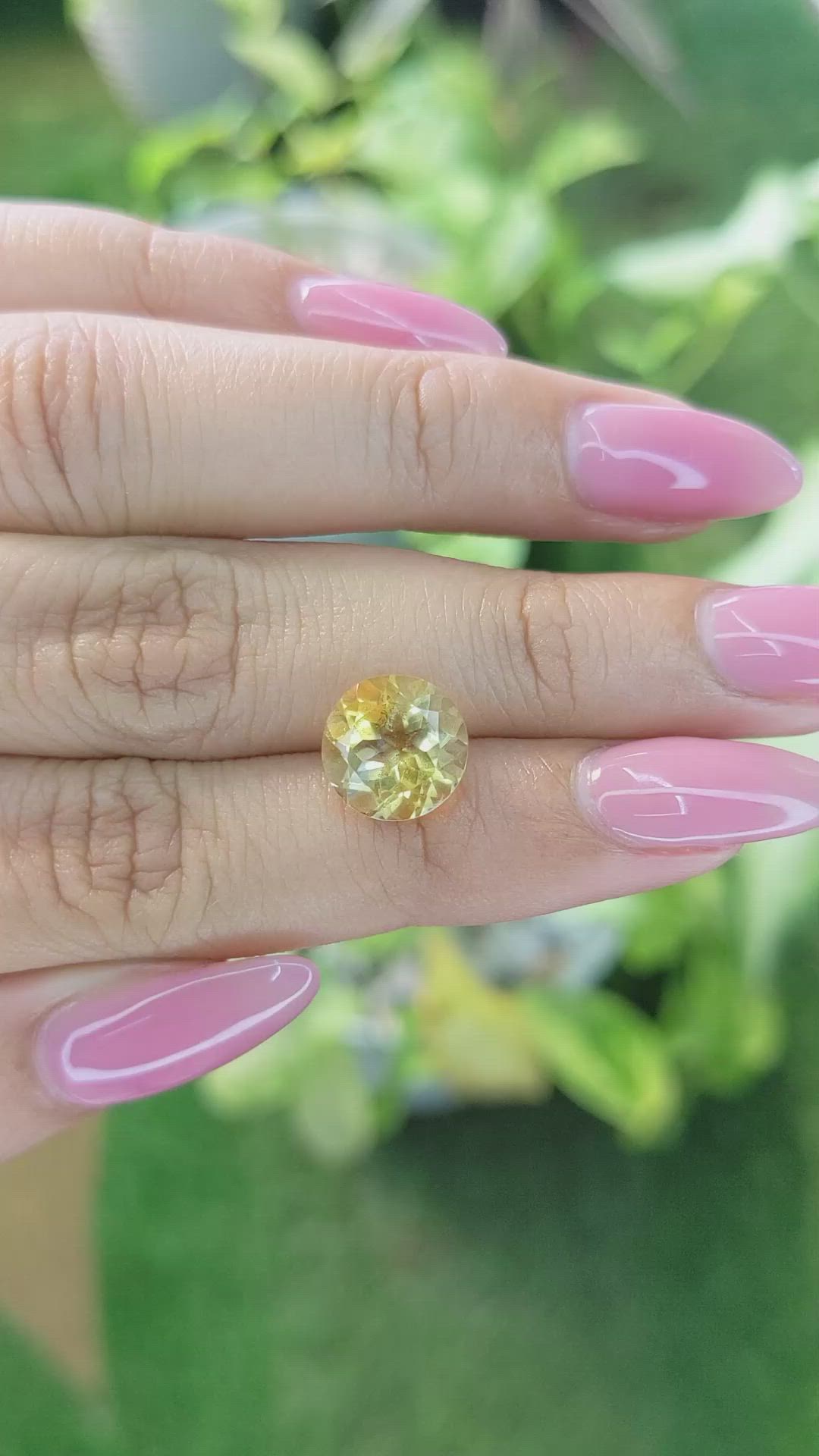 3.27 Ct. Citrine from Brazil Size Video