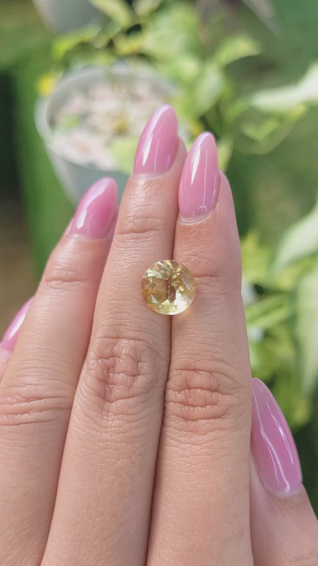 3.27 Ct. Citrine from Brazil Size Video