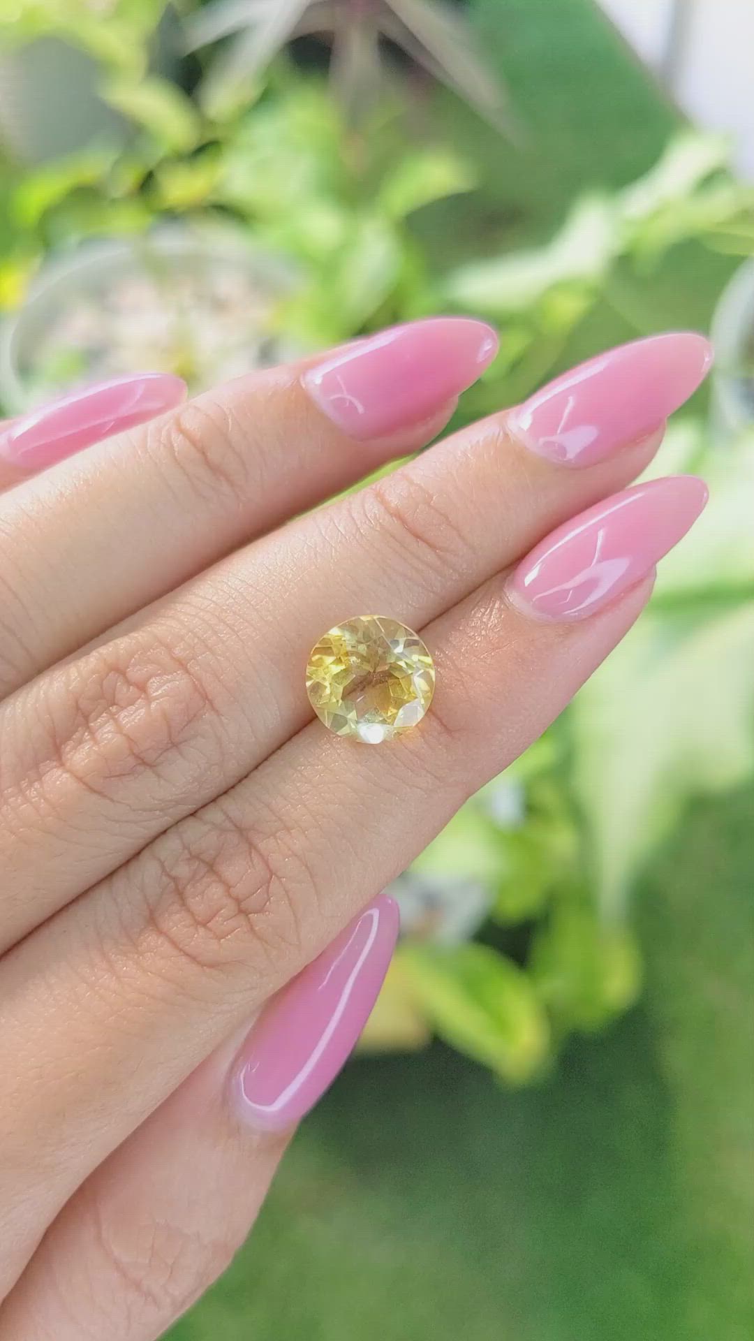 3.27 Ct. Citrine from Brazil Size Video
