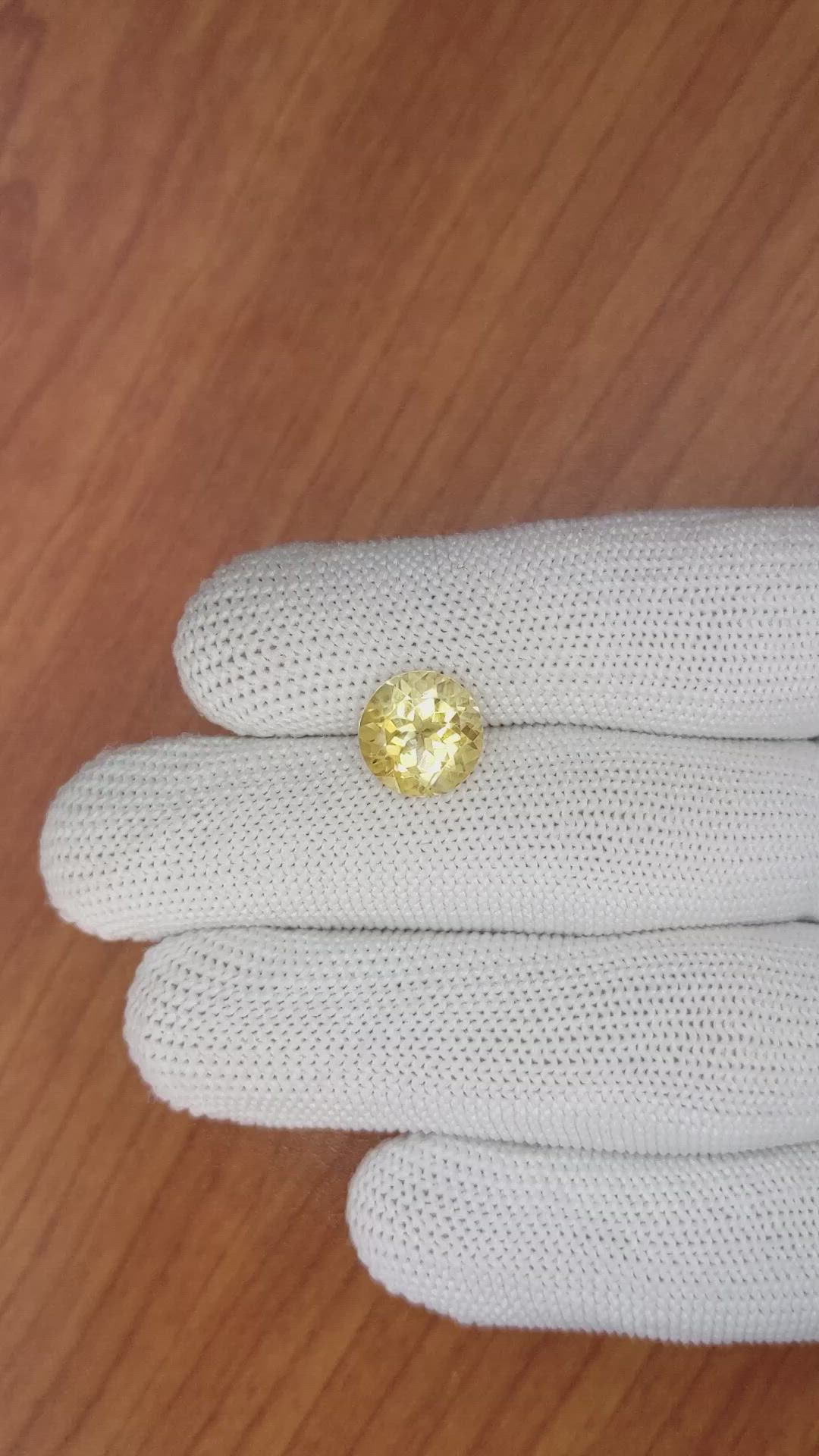 3.27 Ct. Citrine from Brazil Size Video