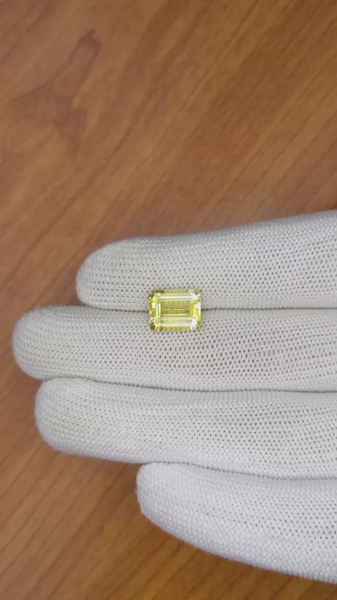 3.38 Ct. Citrine from Brazil Size Video