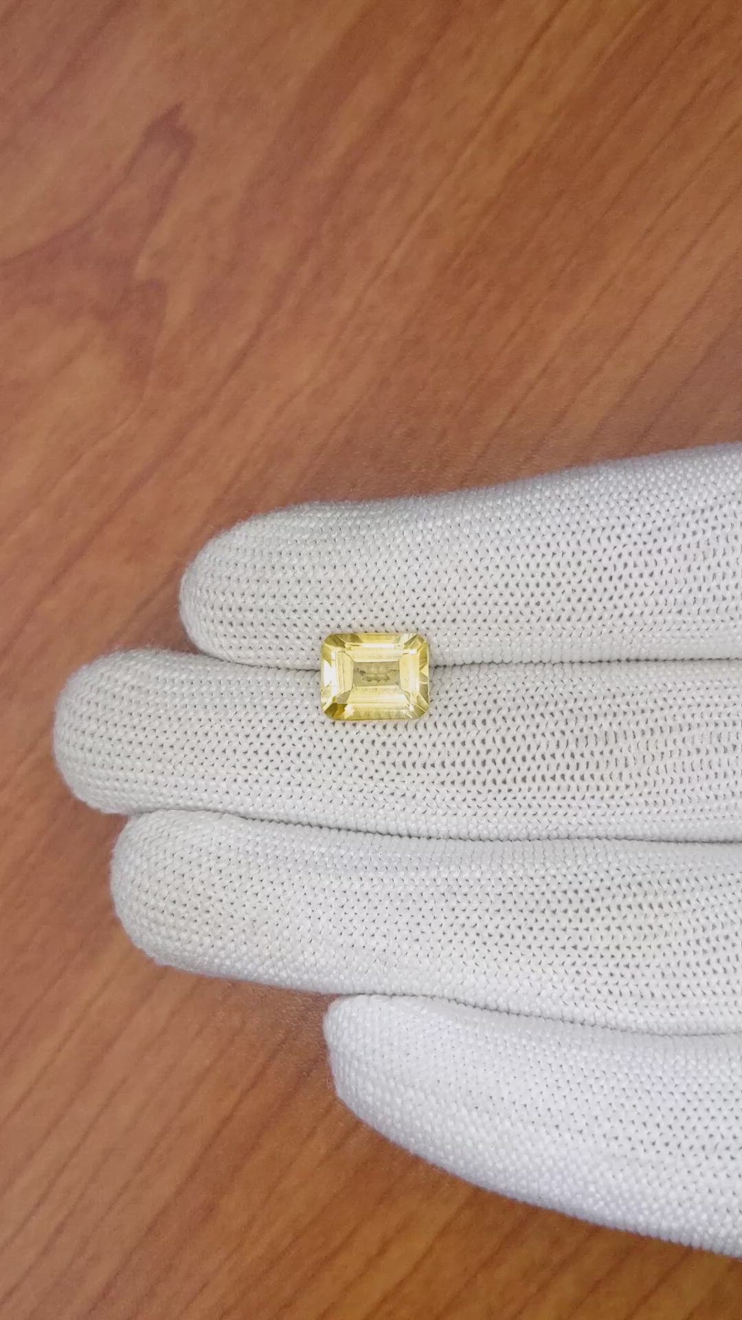 2.89 Ct. Citrine from Brazil Size Video