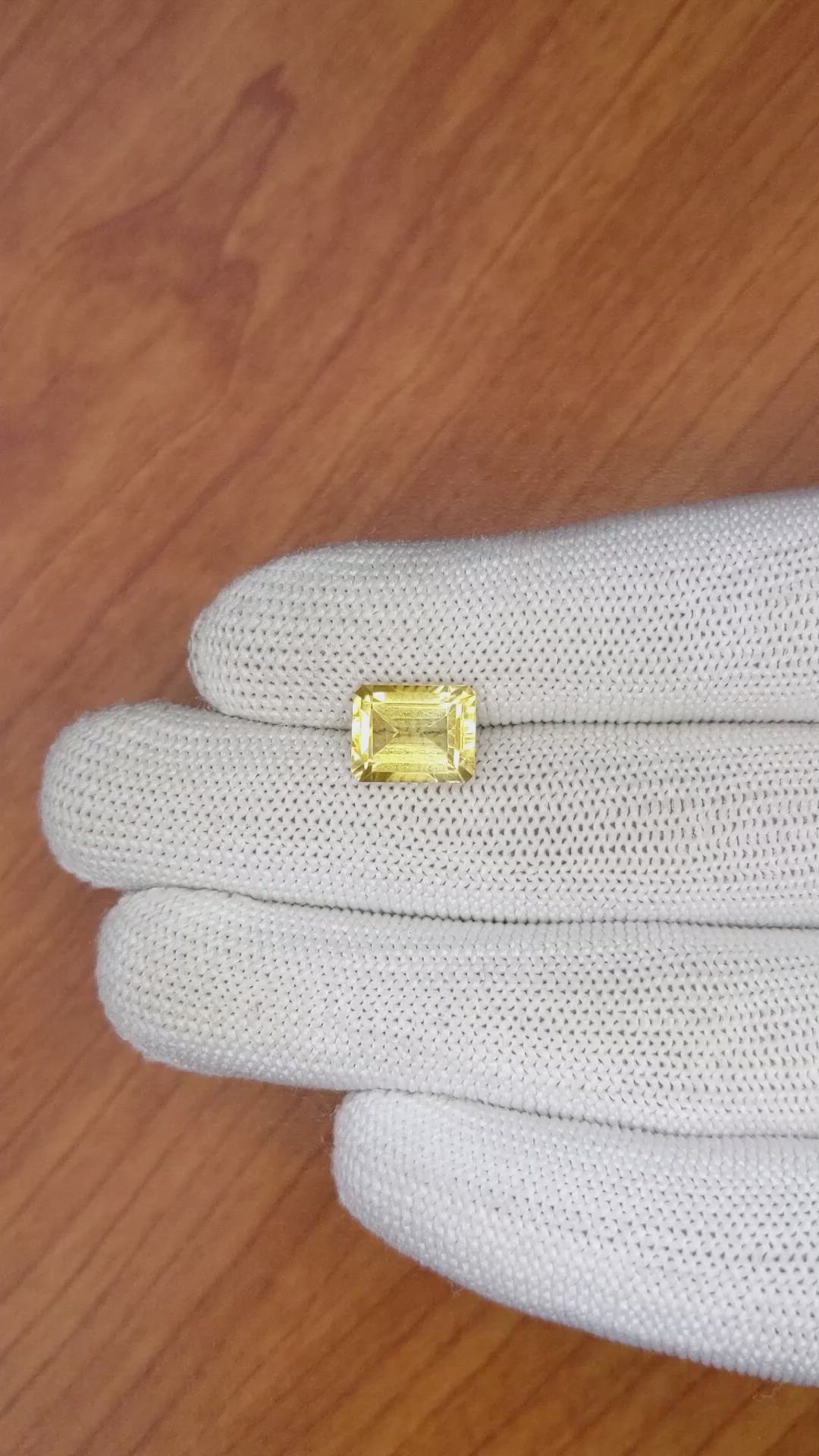 3.31 Ct. Citrine from Brazil Size Video