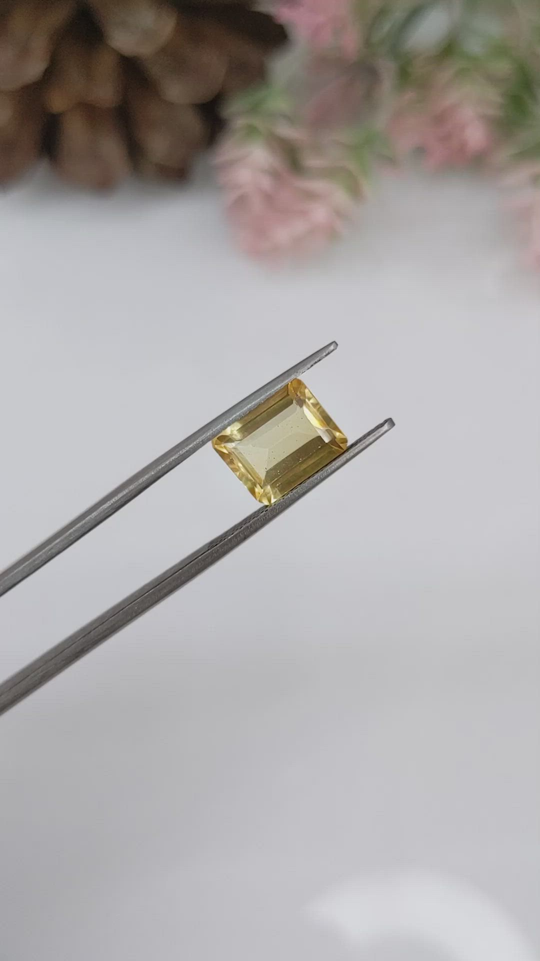 2.53 Ct. Citrine from Brazil Size Video