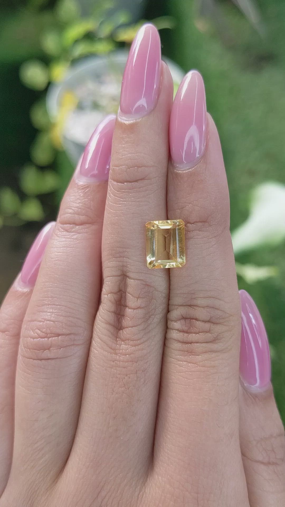 2.53 Ct. Citrine from Brazil Size Video