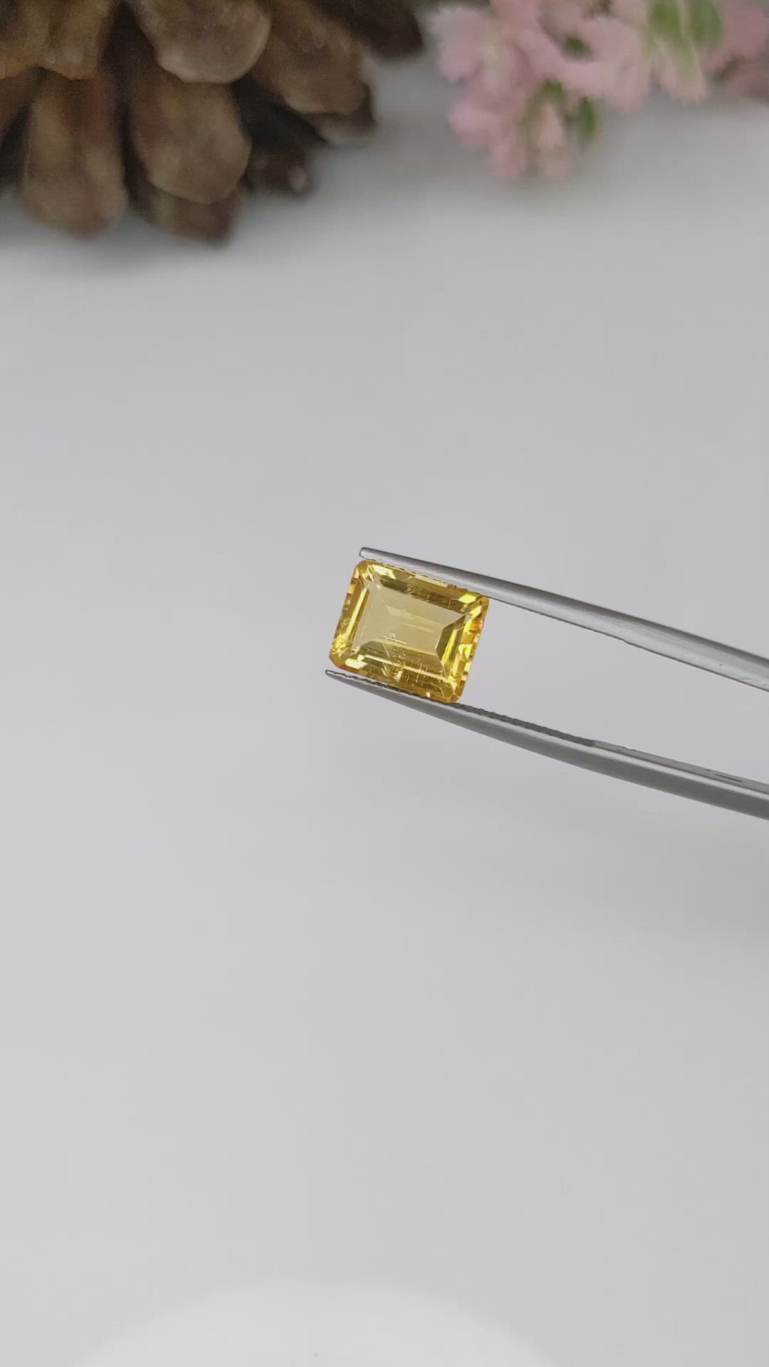 3.25 Ct. Citrine from Brazil Size Video