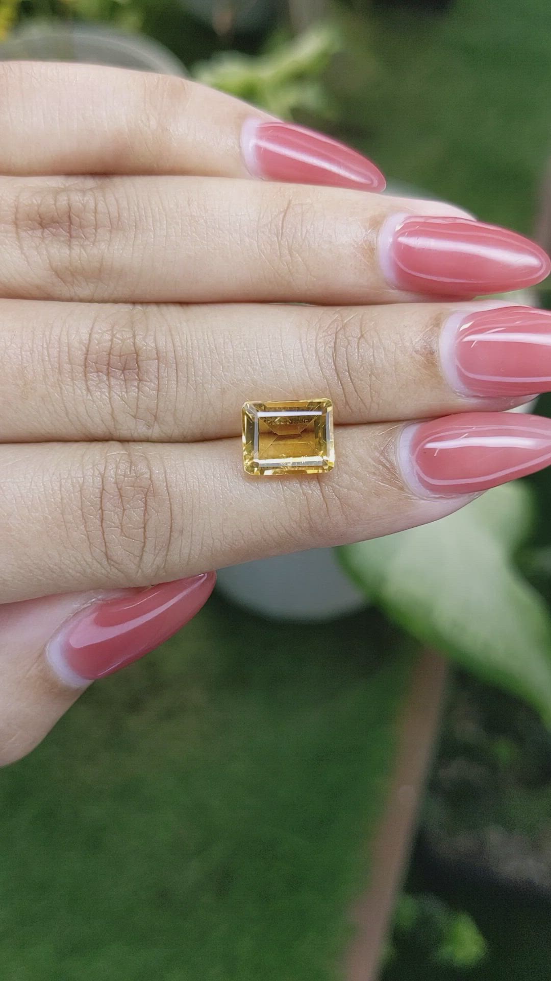 3.25 Ct. Citrine from Brazil Size Video