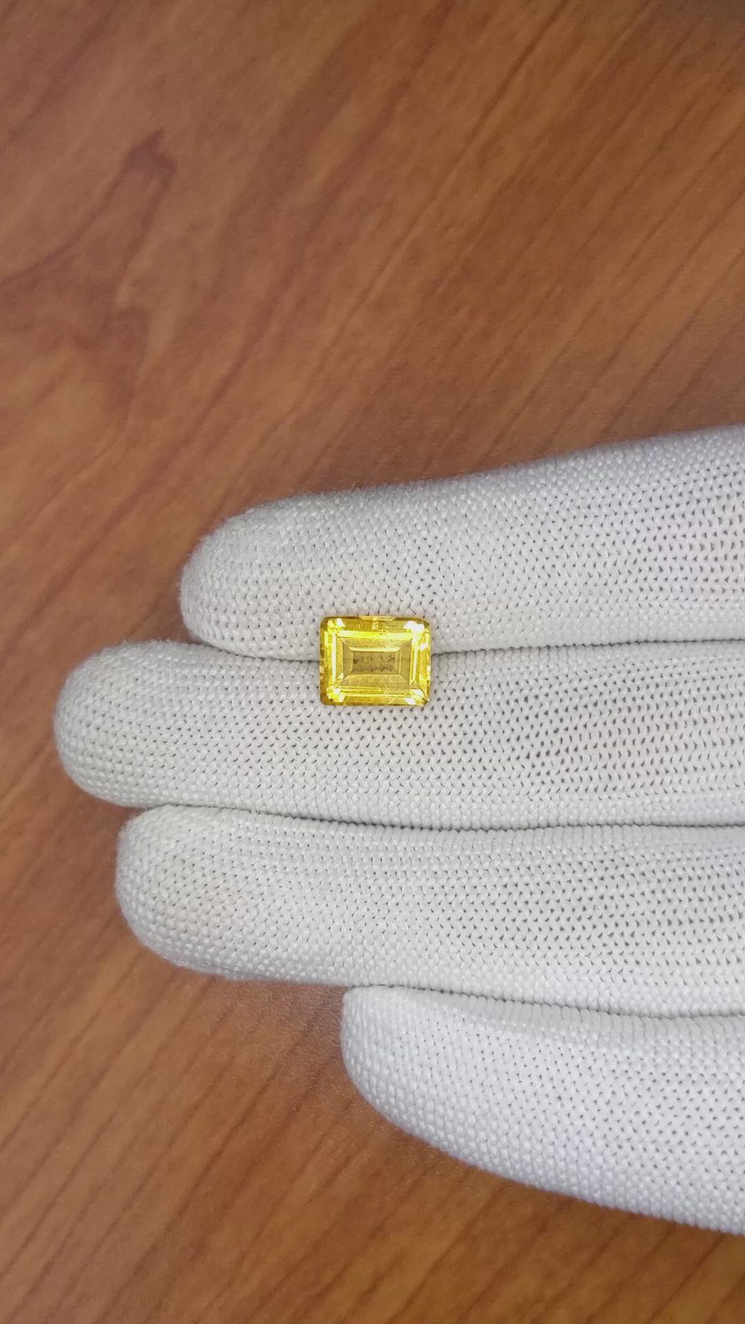 3.25 Ct. Citrine from Brazil Size Video