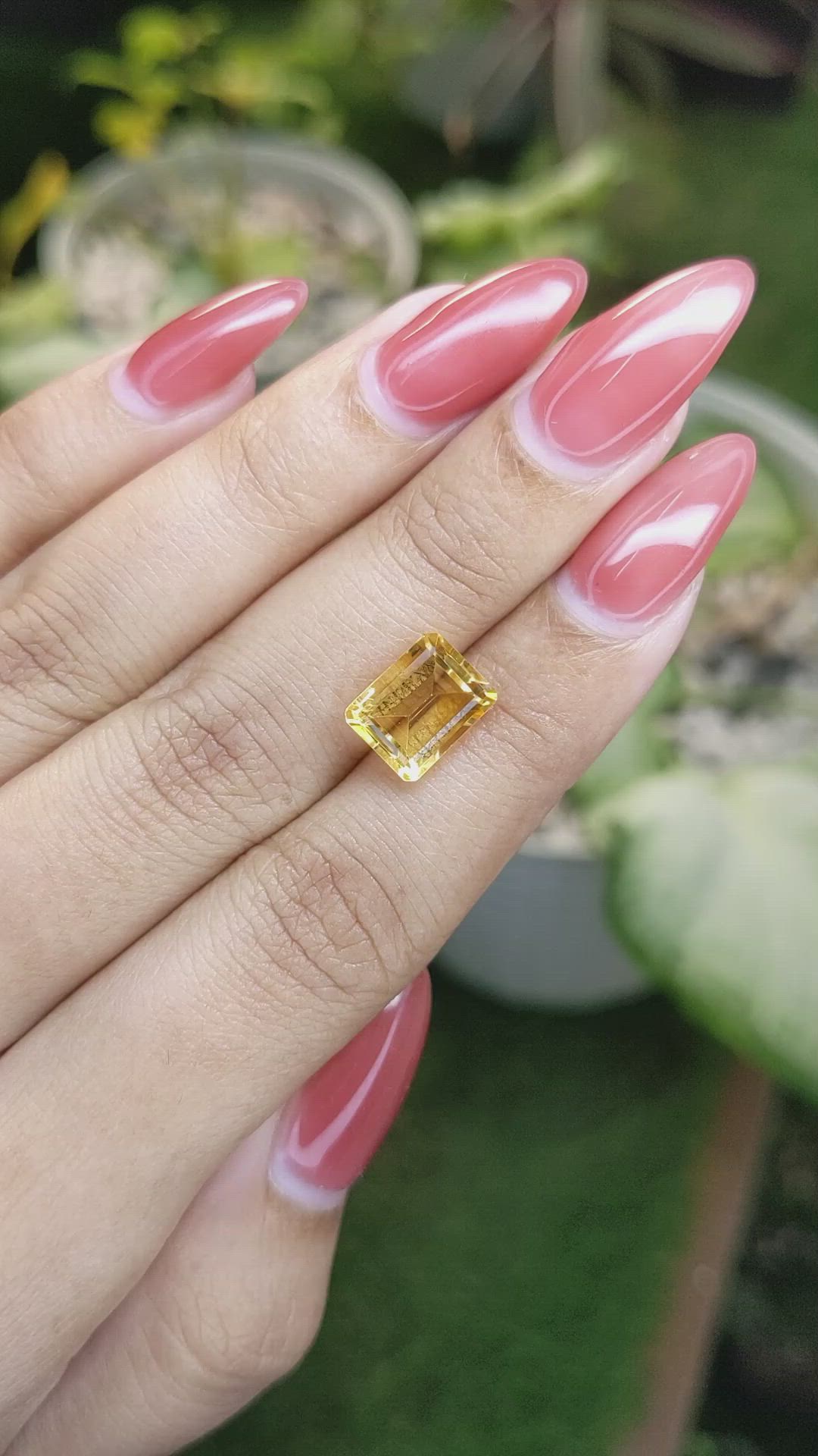 3.18 Ct. Citrine from Brazil Size Video
