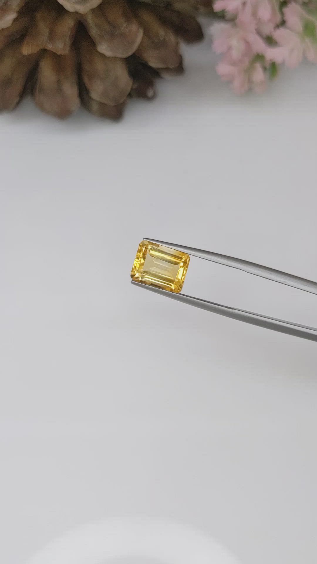 3.18 Ct. Citrine from Brazil Size Video