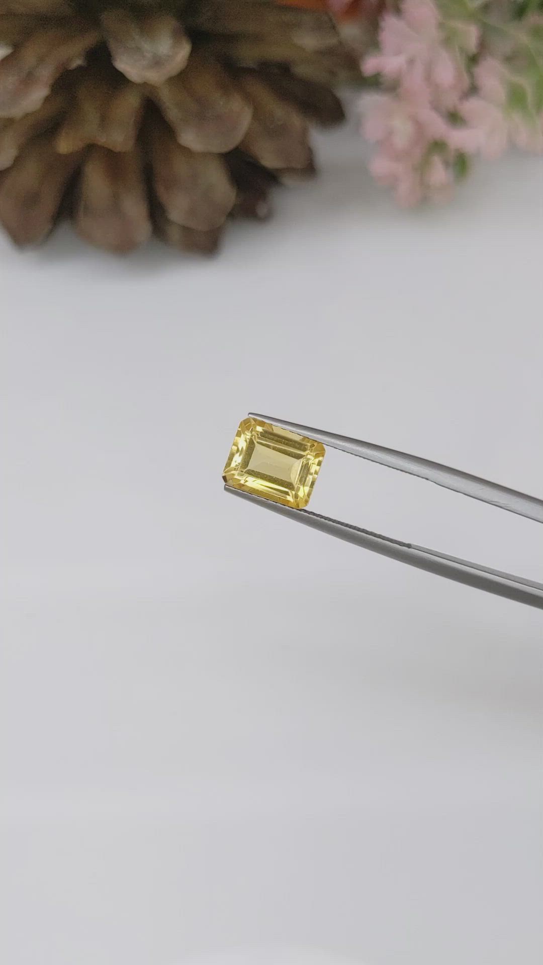 2.70 Ct. Citrine from Brazil Size Video
