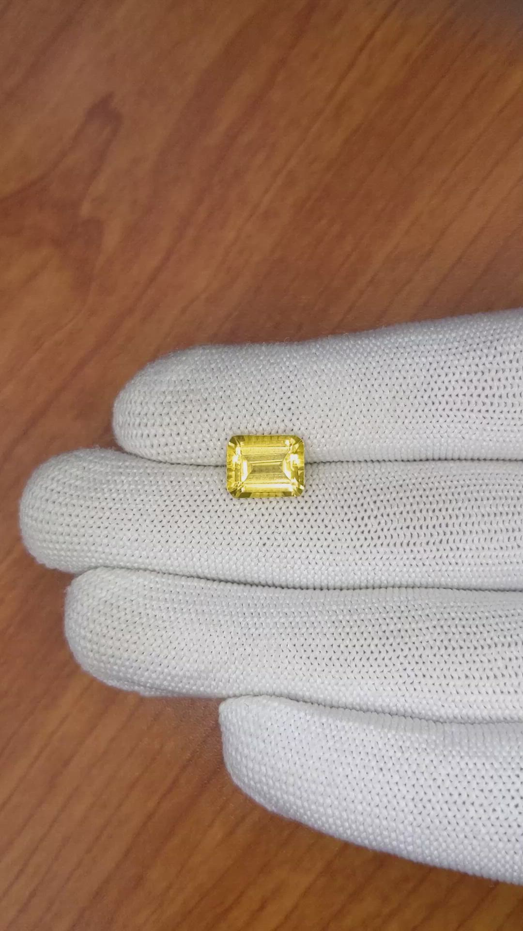 3.06 Ct. Citrine from Brazil Size Video
