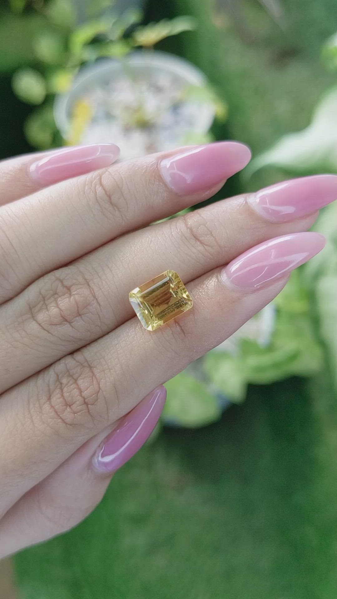 3.06 Ct. Citrine from Brazil Size Video