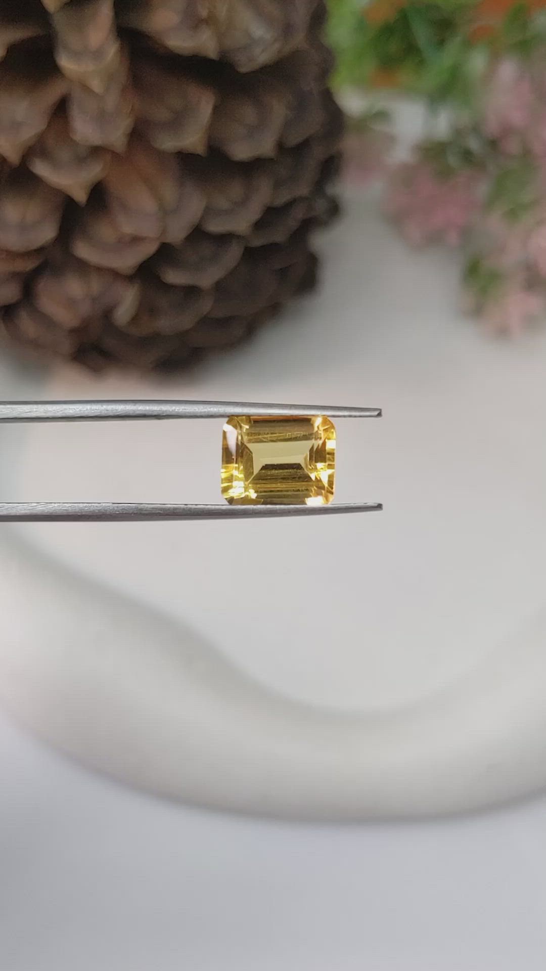 3.06 Ct. Citrine from Brazil Size Video