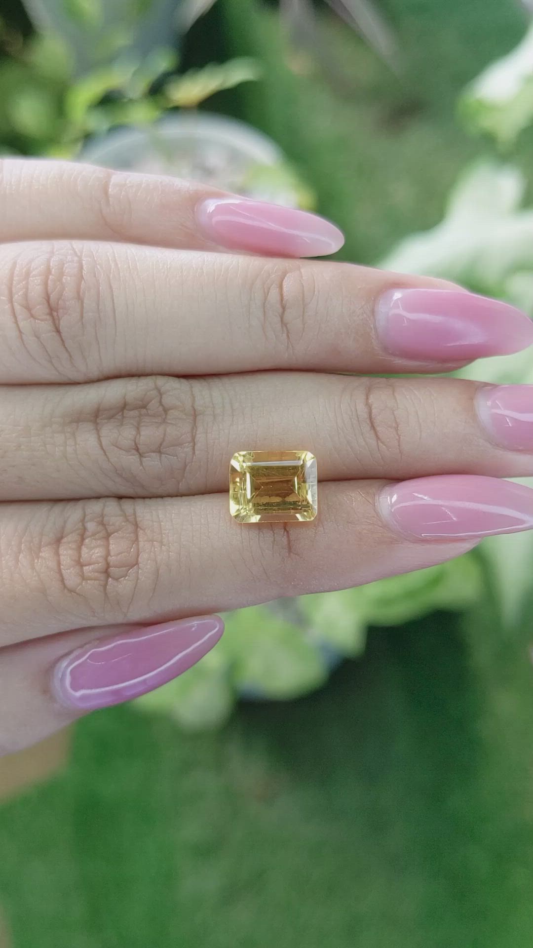 3.06 Ct. Citrine from Brazil Size Video