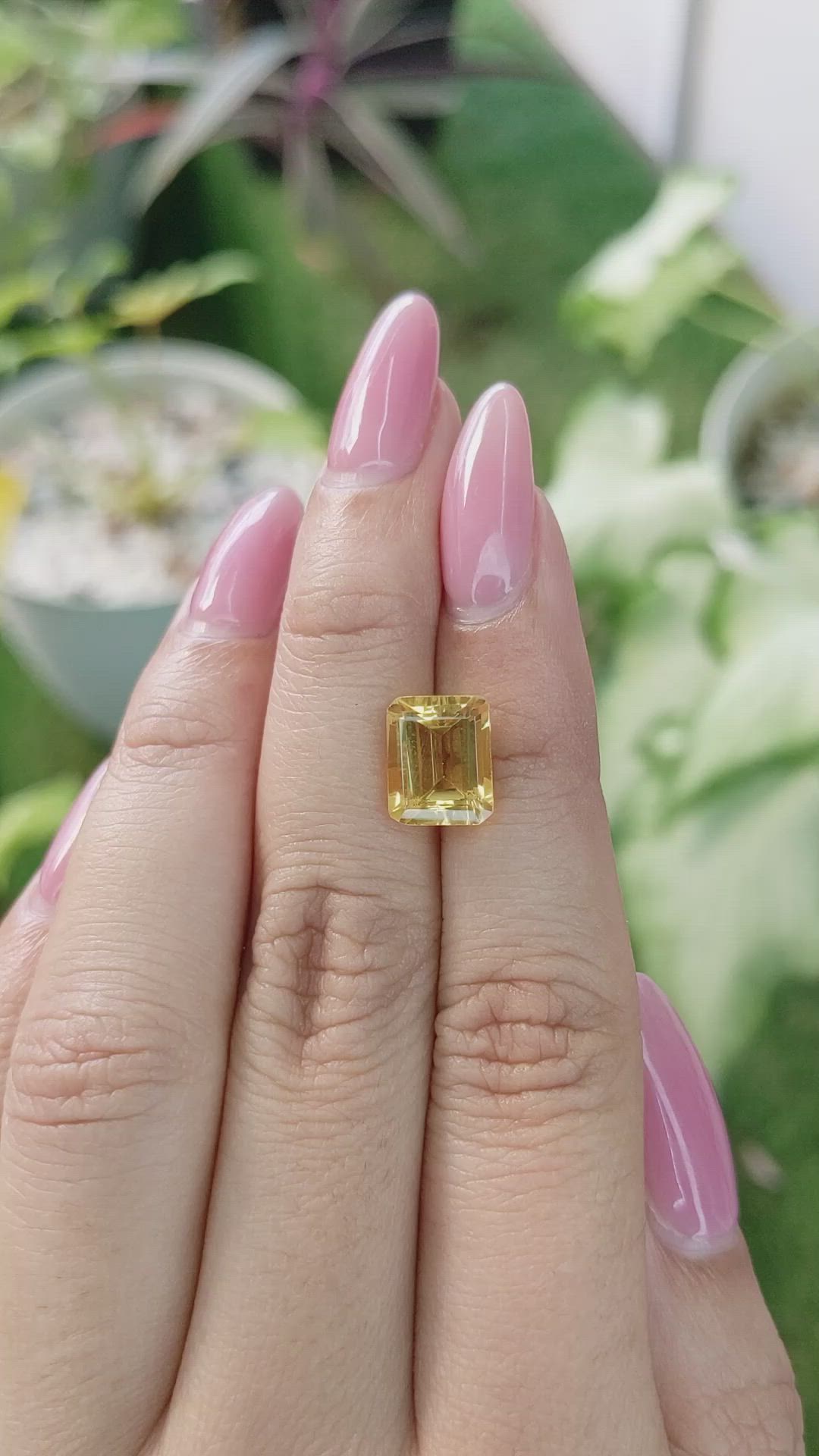 3.06 Ct. Citrine from Brazil Size Video