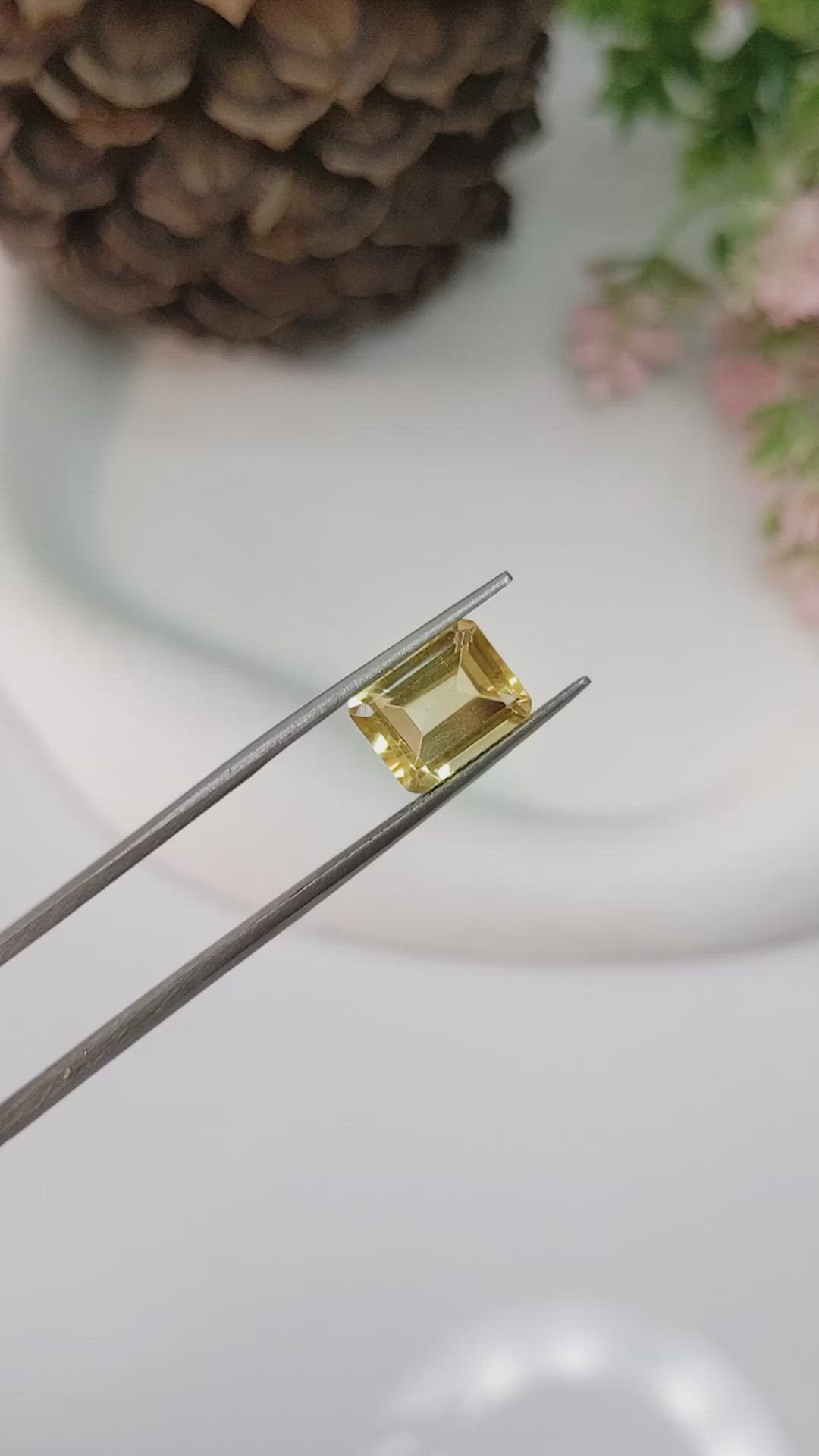 2.91 Ct. Citrine from Brazil Size Video