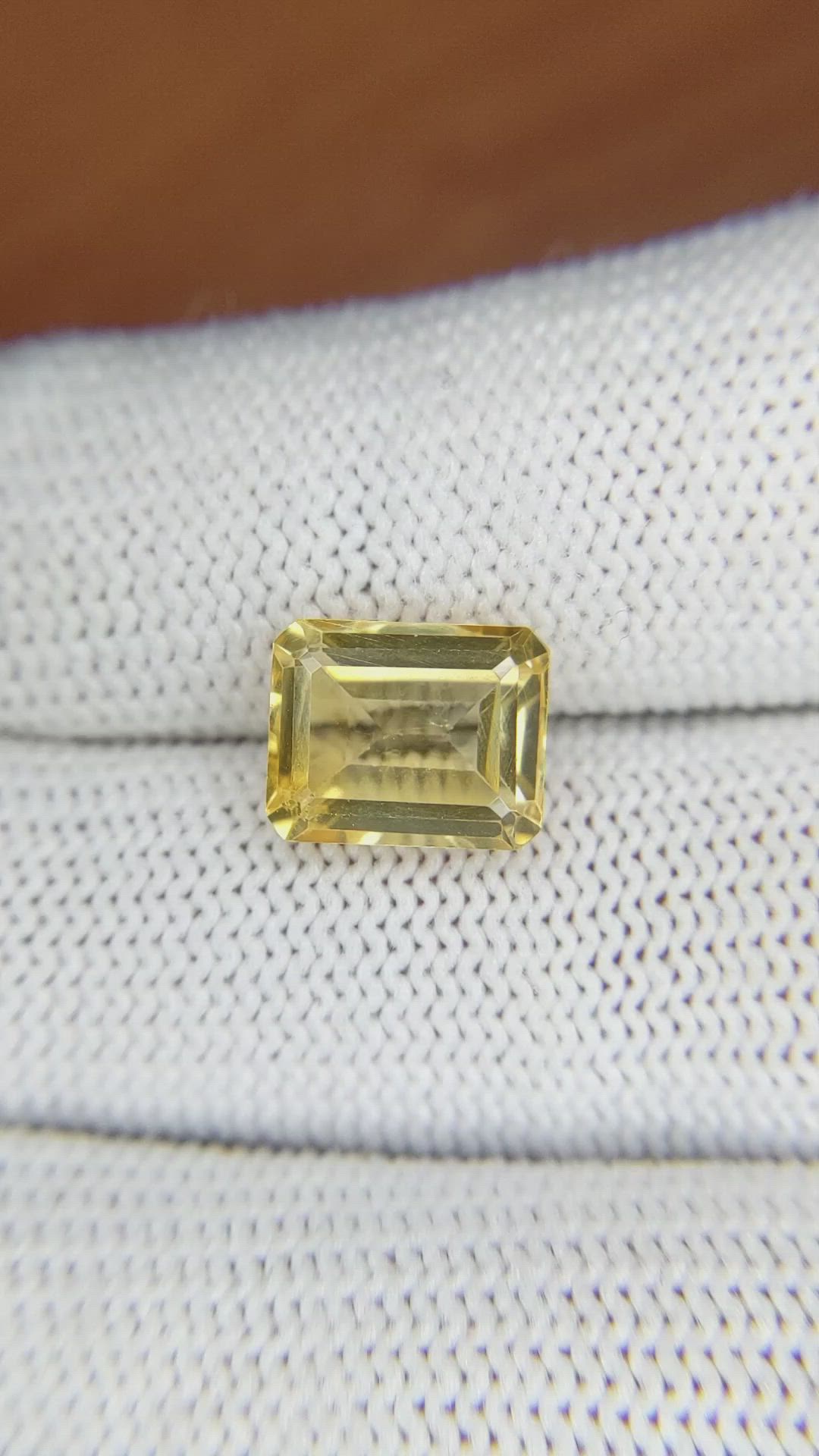 3.32 Ct. Citrine from Brazil Size Video
