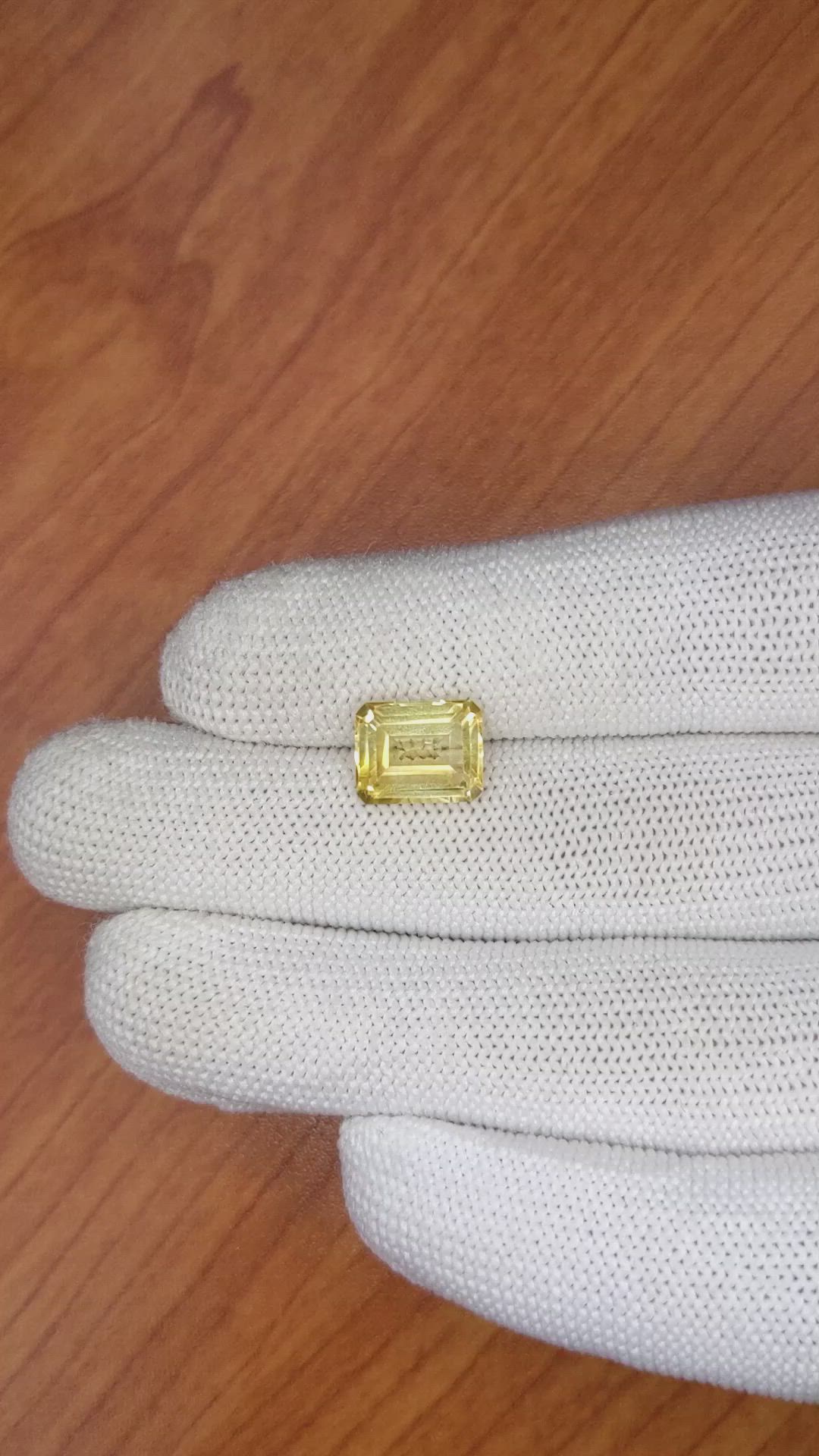3.32 Ct. Citrine from Brazil Size Video